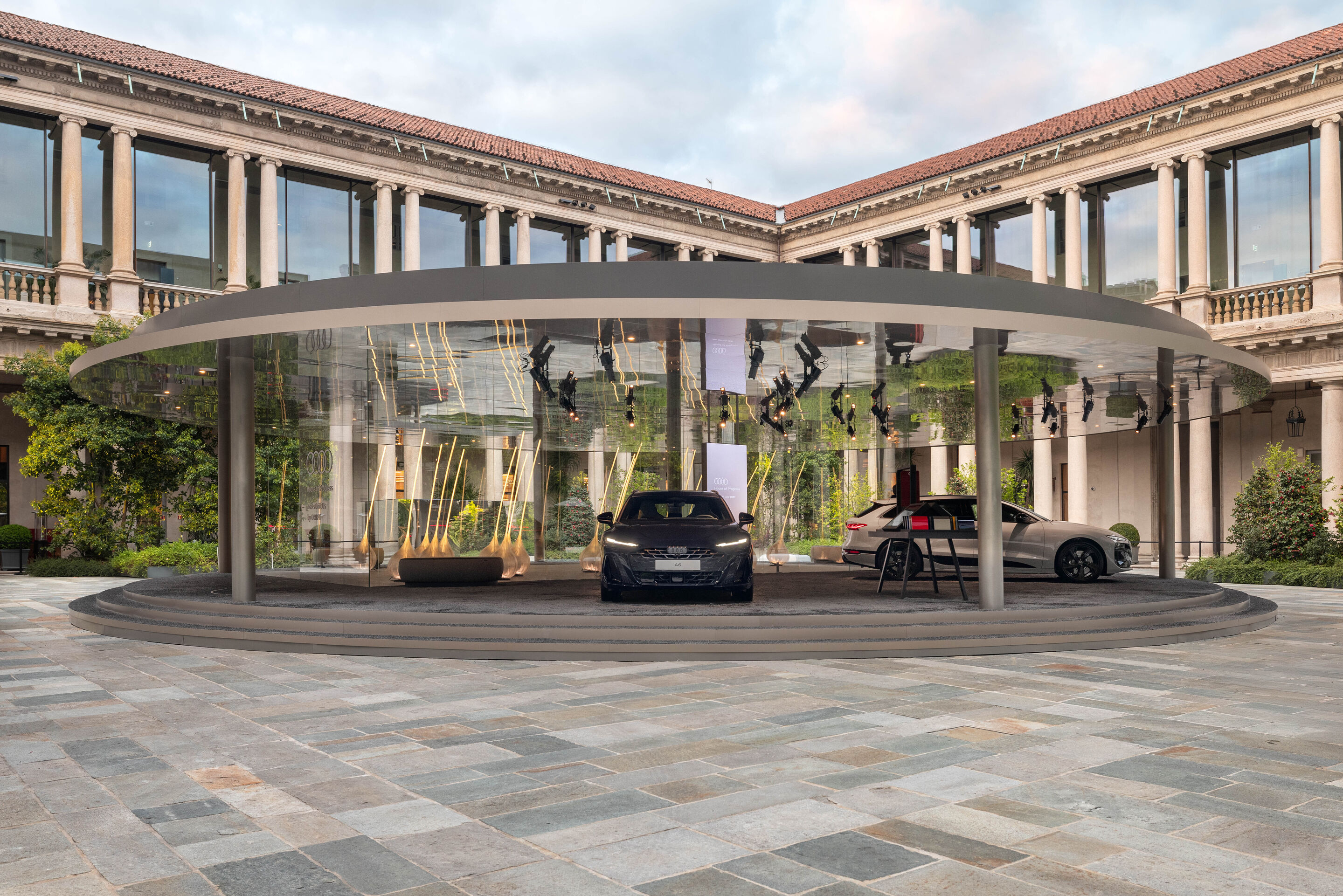 Audi auf der Milan Design Week - Audi präsentiert den neuen Audi A6 Avant und den Audi S6 Avant e-tron im Audi House of Progress während der Milan Design Week.
