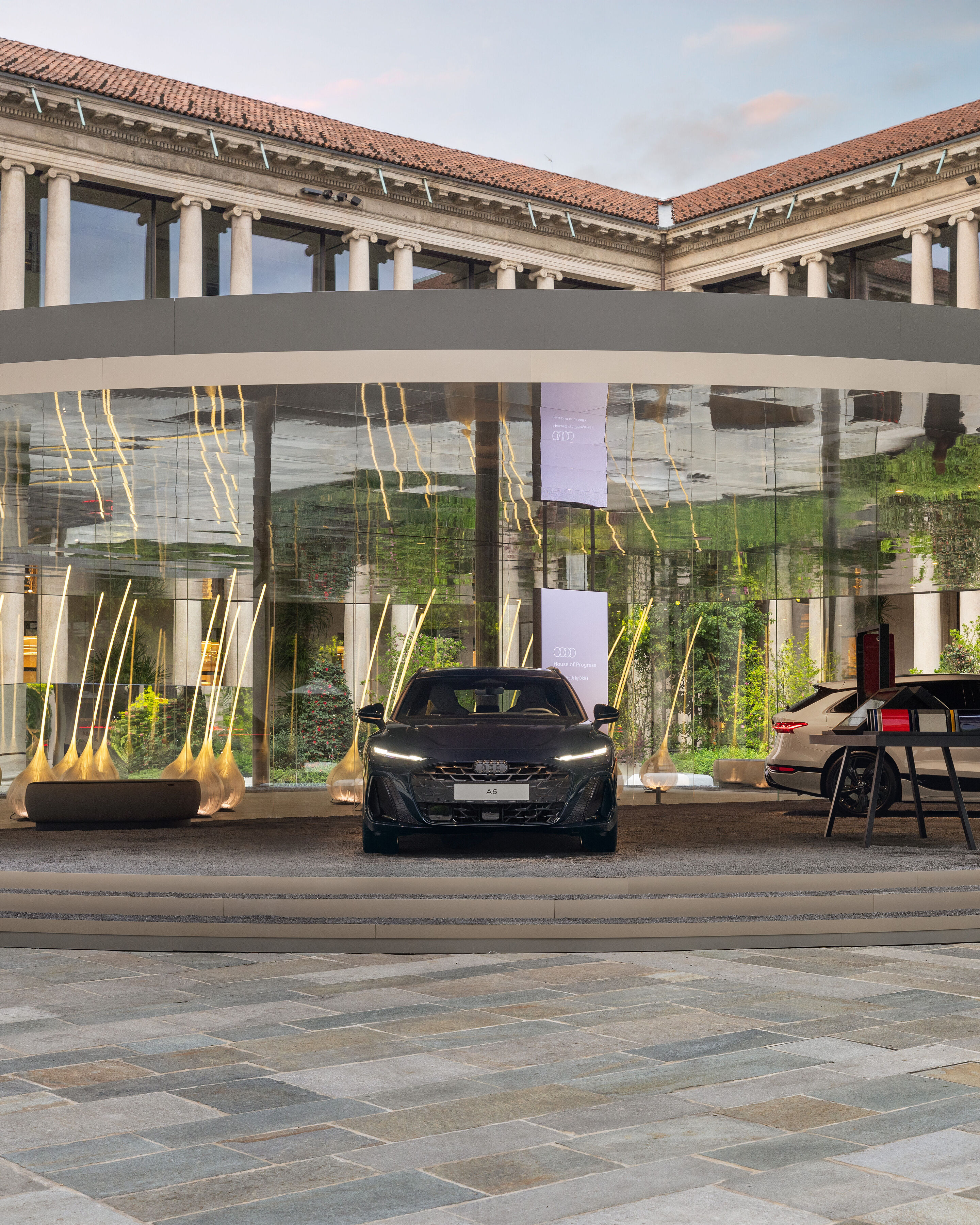 Audi auf der Milan Design Week - Audi präsentiert den Audi A6 Avant im Audi House of Progress während der Milan Design Week.