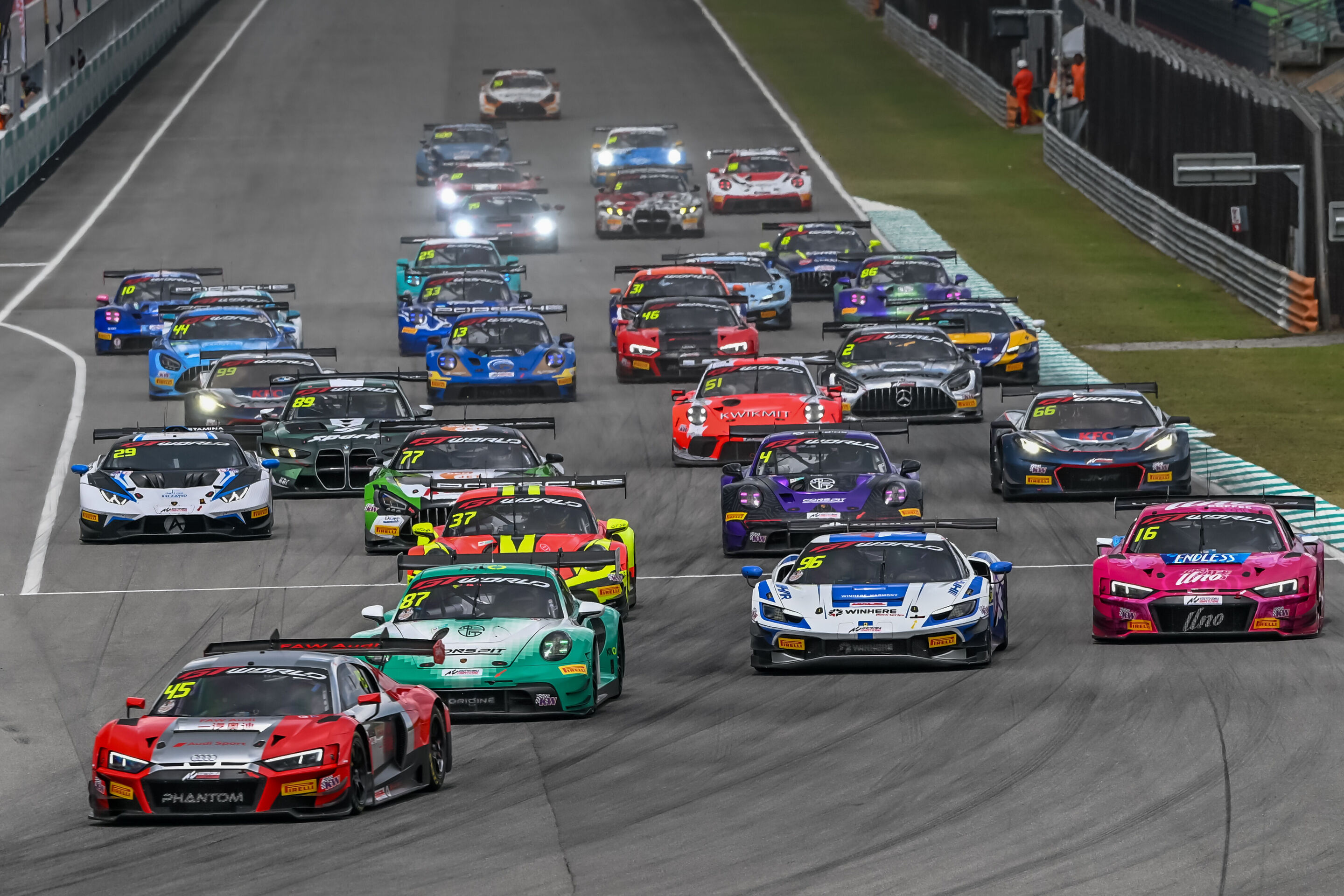 GT World Challenge Asia 2025 - Audi R8 LMS #45 (FAW Audi Sport Asia Team Phantom), Franky Cheng/James Yu