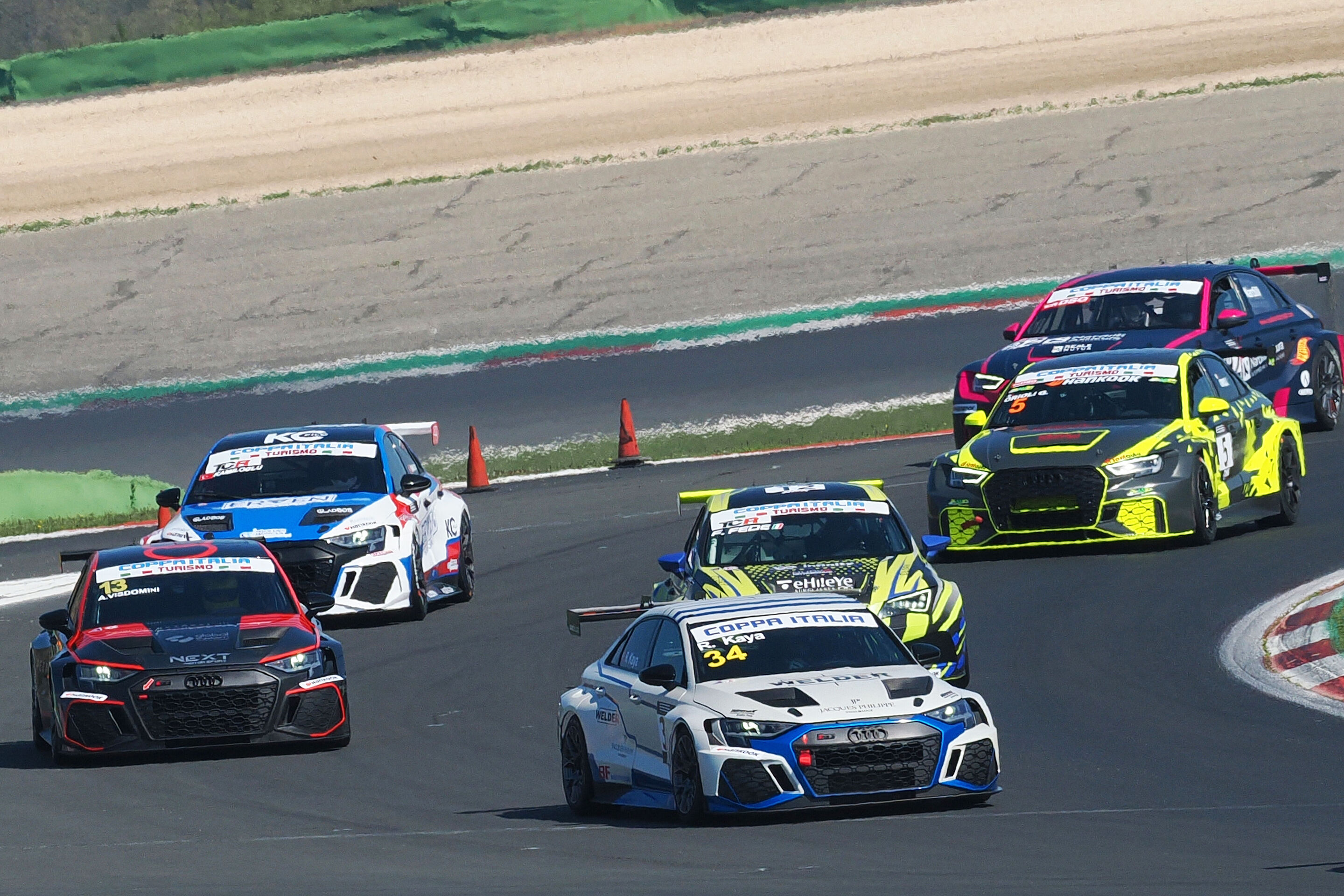 Coppa Italia Turismo 2025 - Audi RS 3 LMS #34 (BF Motorsport), Ramazan Kaya; Audi RS 3 LMS #13 (Next Motorsport), Adriano Visdomini