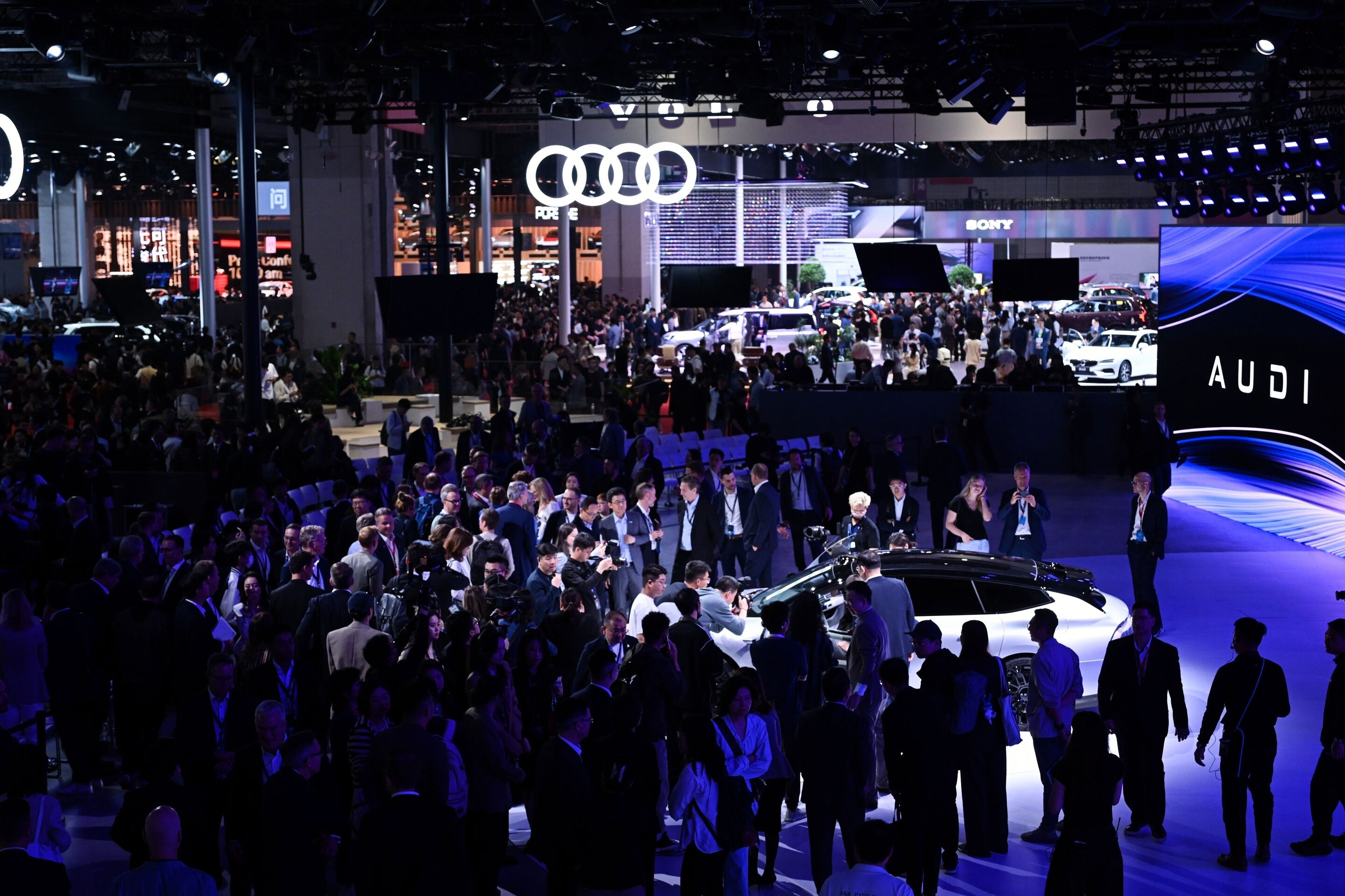 Audi auf der Auto Shanghai 2025 - Auf der Auto Shanghai 2025 präsentieren Audi und seine Joint-Venture-Partner FAW und SAIC ihr Produktportfolio für China auf einem gemeinsamen Messestand.