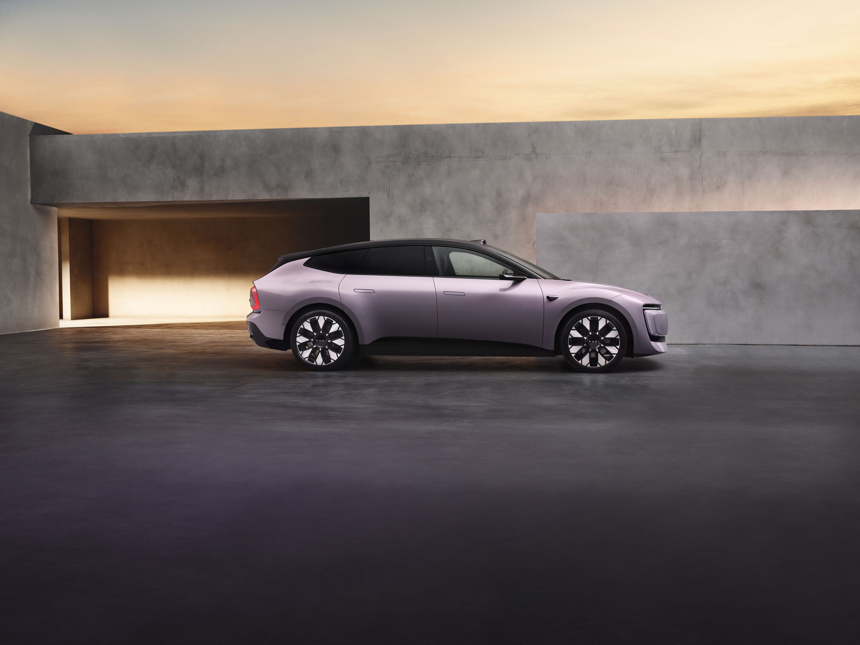 AUDI E5 Sportback - Standaufnahme
Farbe: Morning Haze