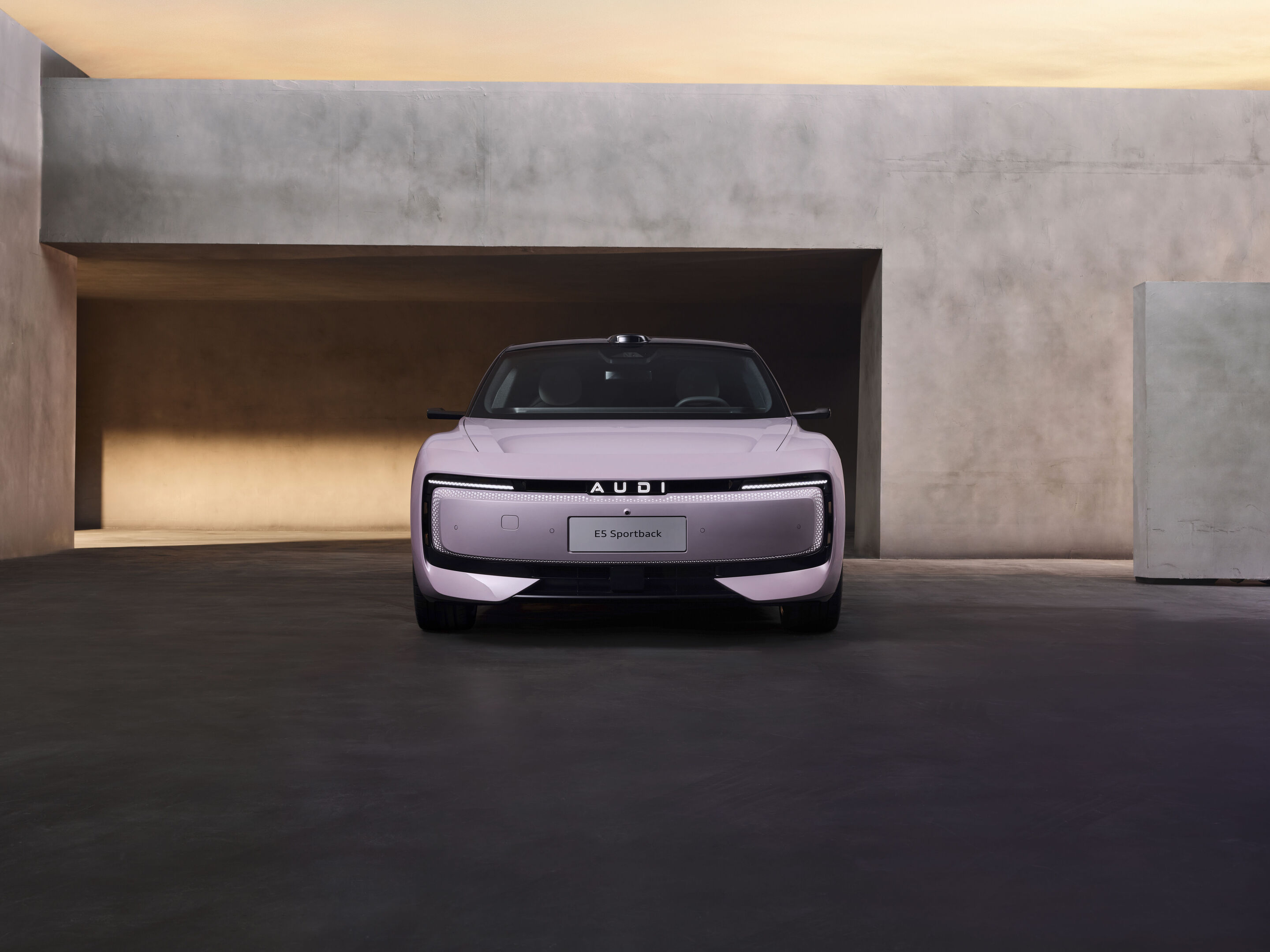AUDI E5 Sportback - Standaufnahme
Farbe: Morning Haze