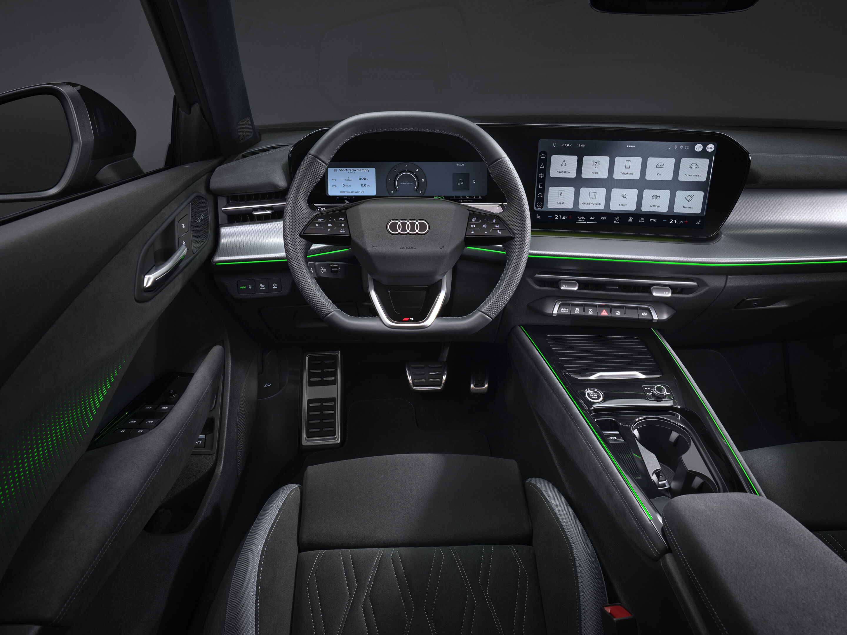 Audi Q3 SUV - Audi Q3, Studio-Interieuraufnahme, Cockpit