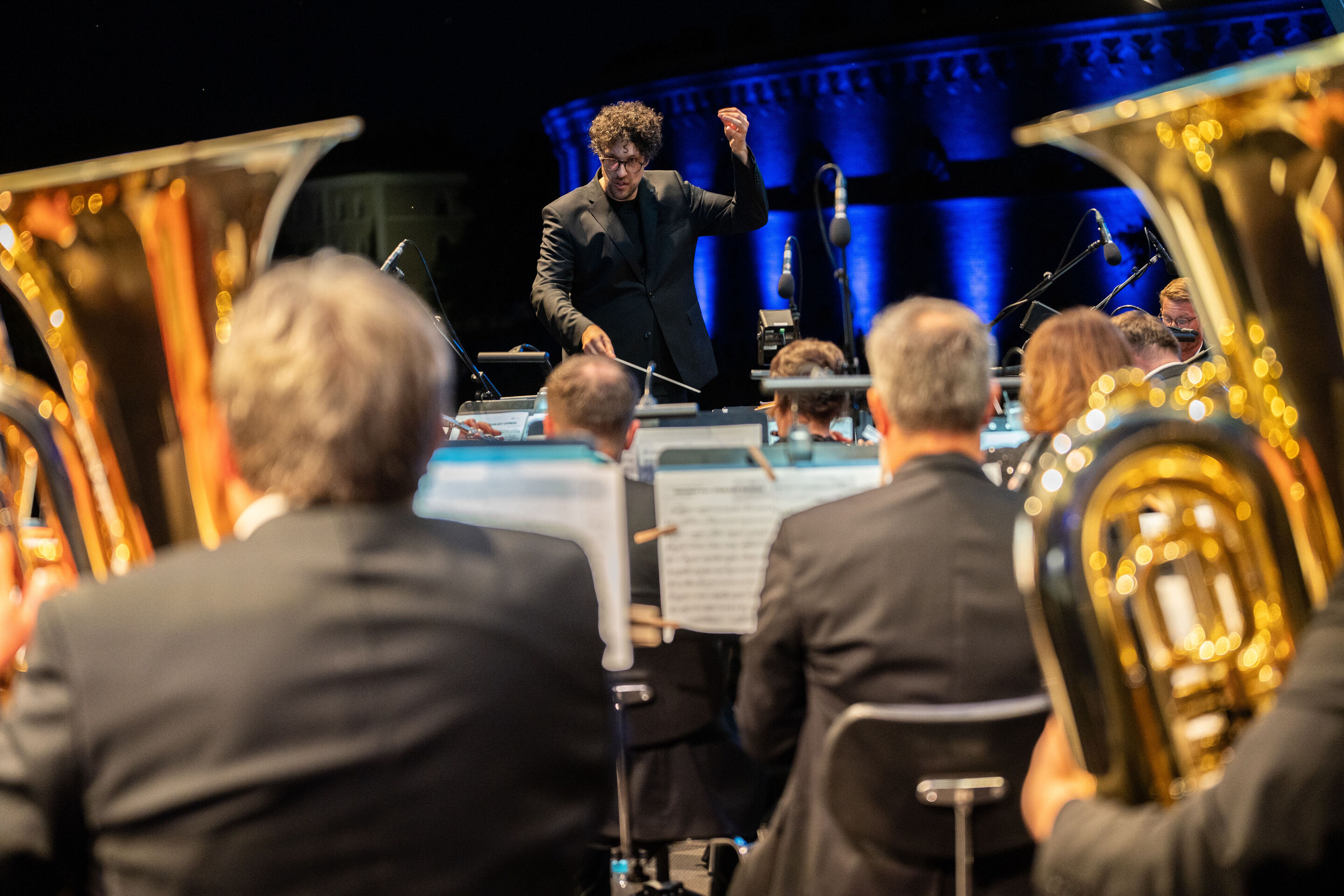Classic Open Air – musical highlights with the Audi Philharmonic Wind Orchestra - Pietro Sarno conducts the Audi Philharmonic Wind Orchestra at the Audi Summer Concerts Classic Open Air event in Klenzepark.