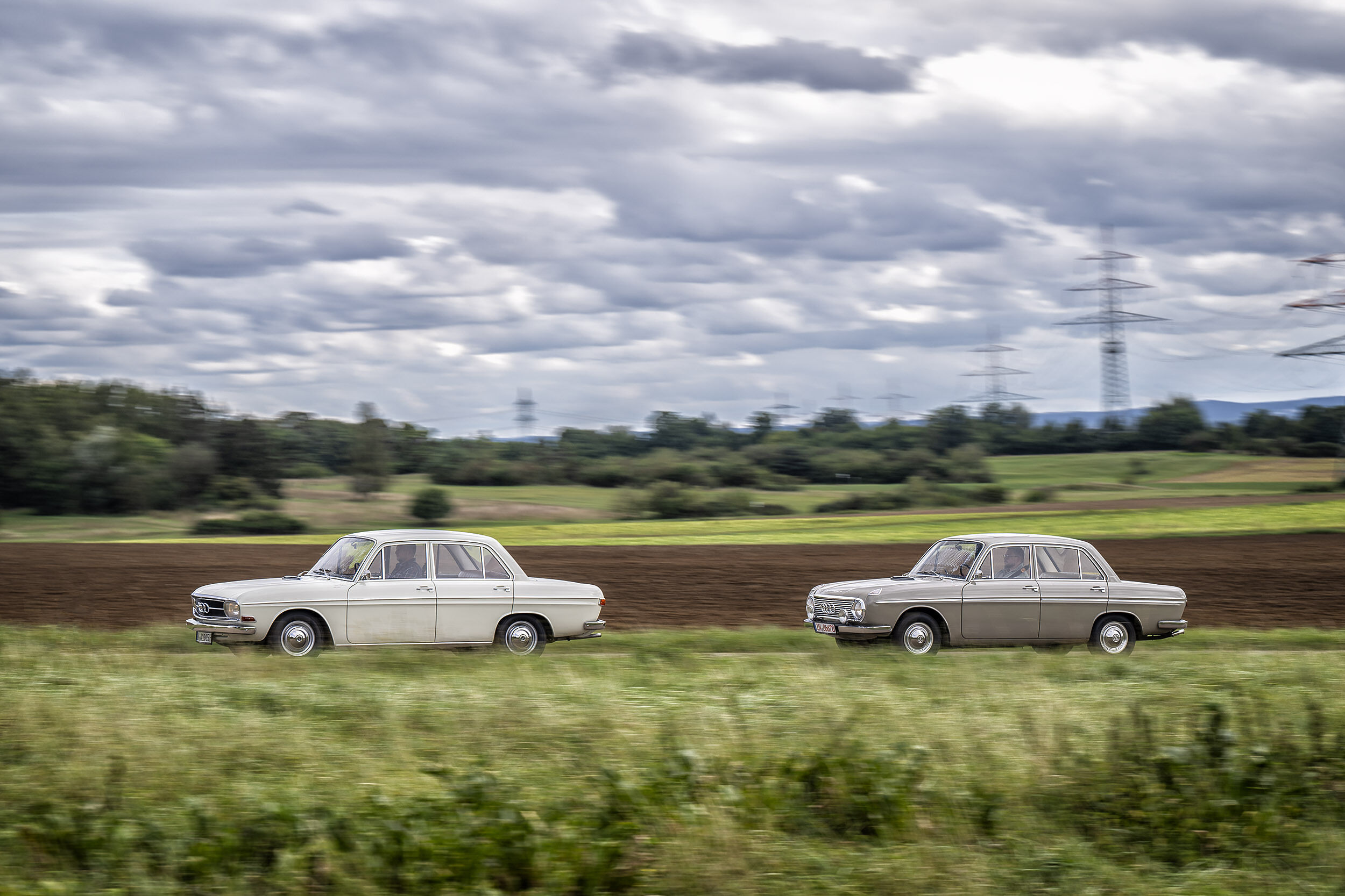 A new era for the four rings: 60 years since the first post-war Audi - The first post-war Audi (left) and its predecessor, the DKW F 102.