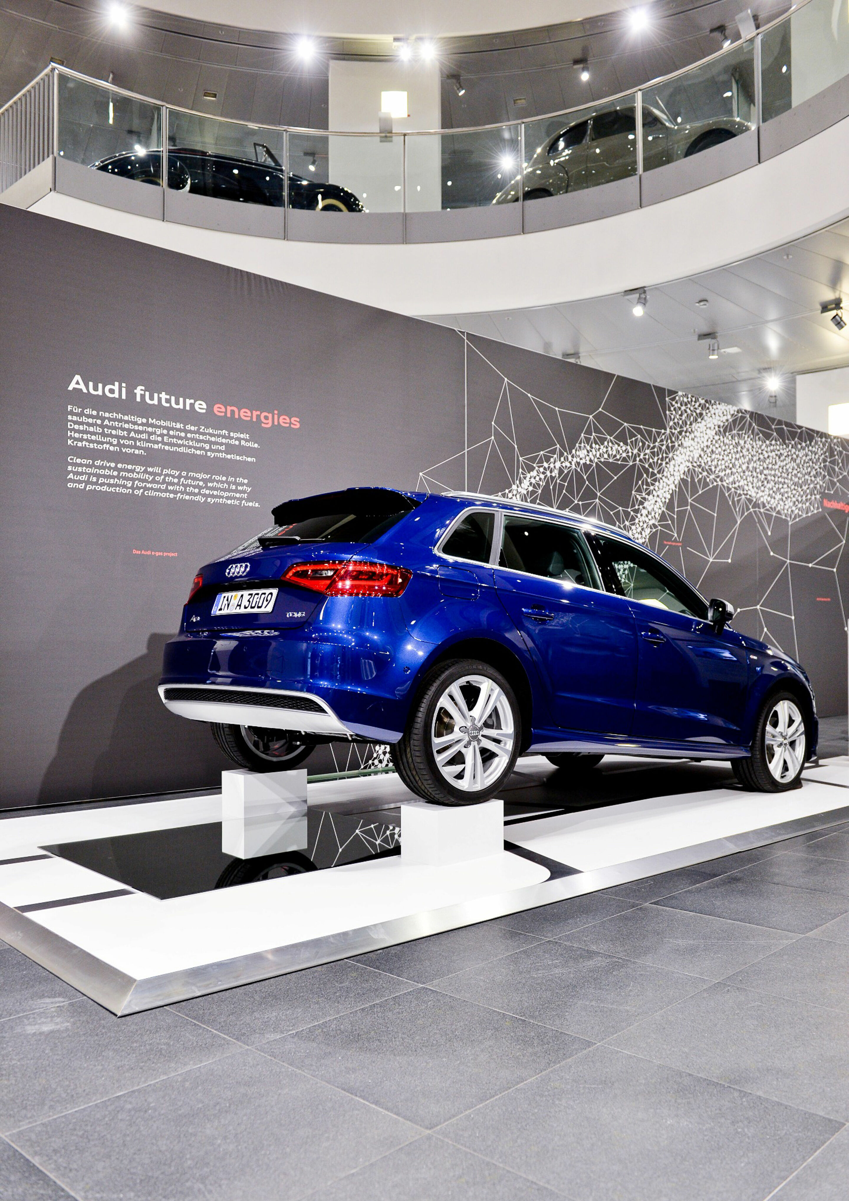 Mobilität der Zukunft im Audi museum mobile - Vergangenheit und Zukunft – an einem Ort präsentiert.