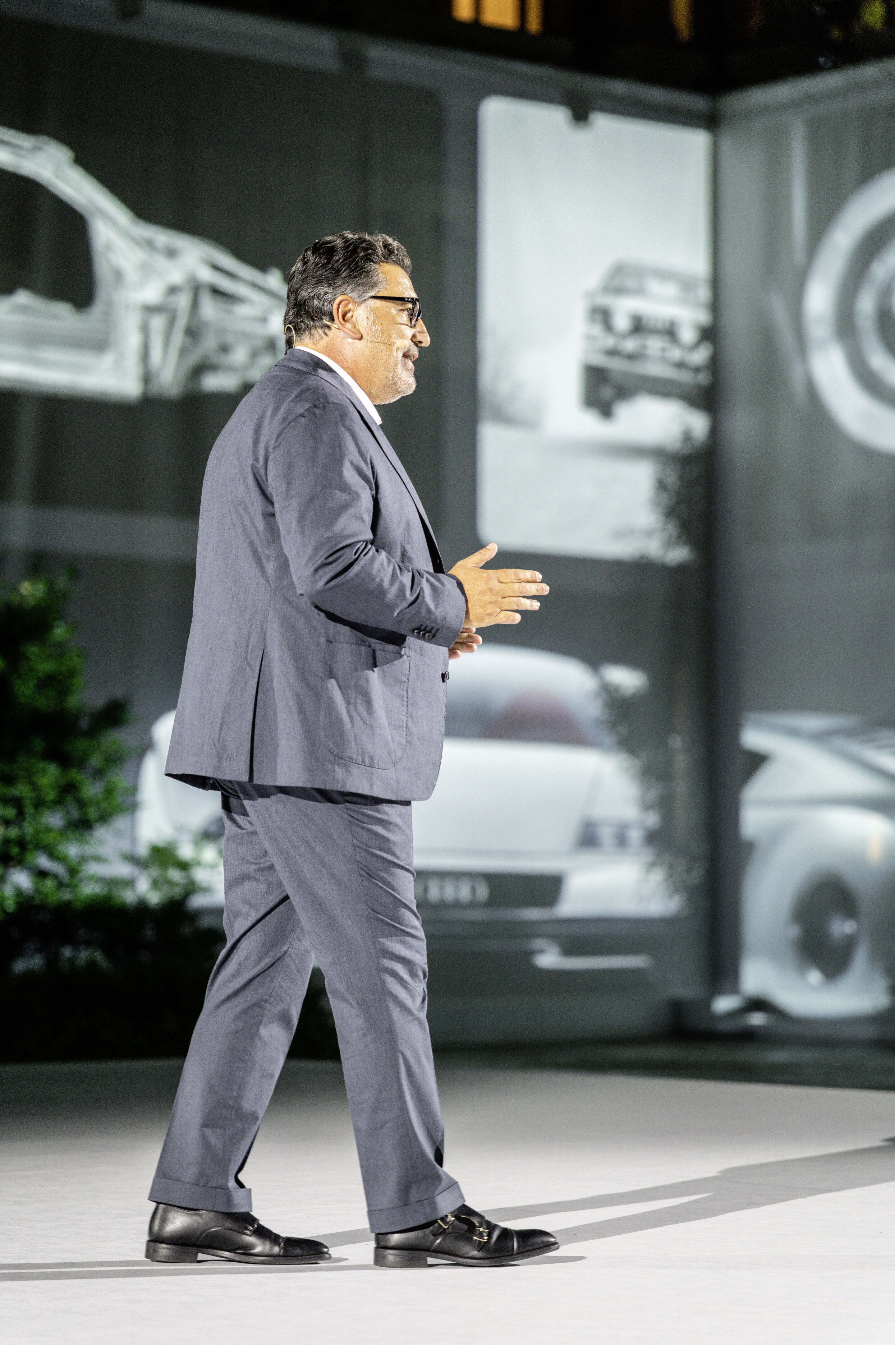 Aufbruch in Mailand: Audi zeigt neues Design - Chief Creative Officer Massimo Frascella bei der Veranstaltung „Strive for clarity“ am 2. September 2025 in Mailand, Italien