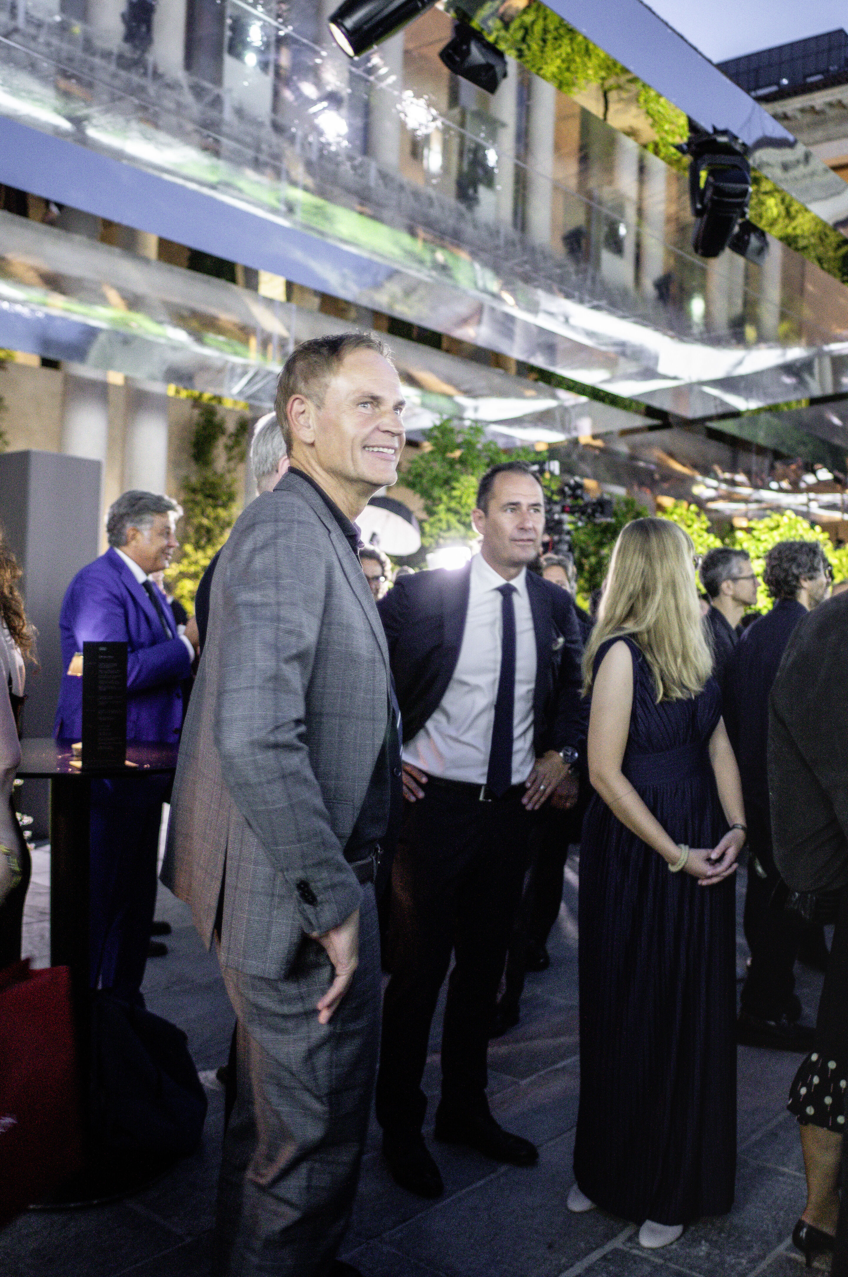 Aufbruch in Mailand: Audi zeigt neues Design - Oliver Blume, Vorstandsvorsitzender der Volkswagen AG und der Porsche AG, und Marco Schubert, Mitglied des Vorstands der AUDI AG für Vertrieb und Marketing, bei der Veranstaltung „Strive for clarity“ am 2....