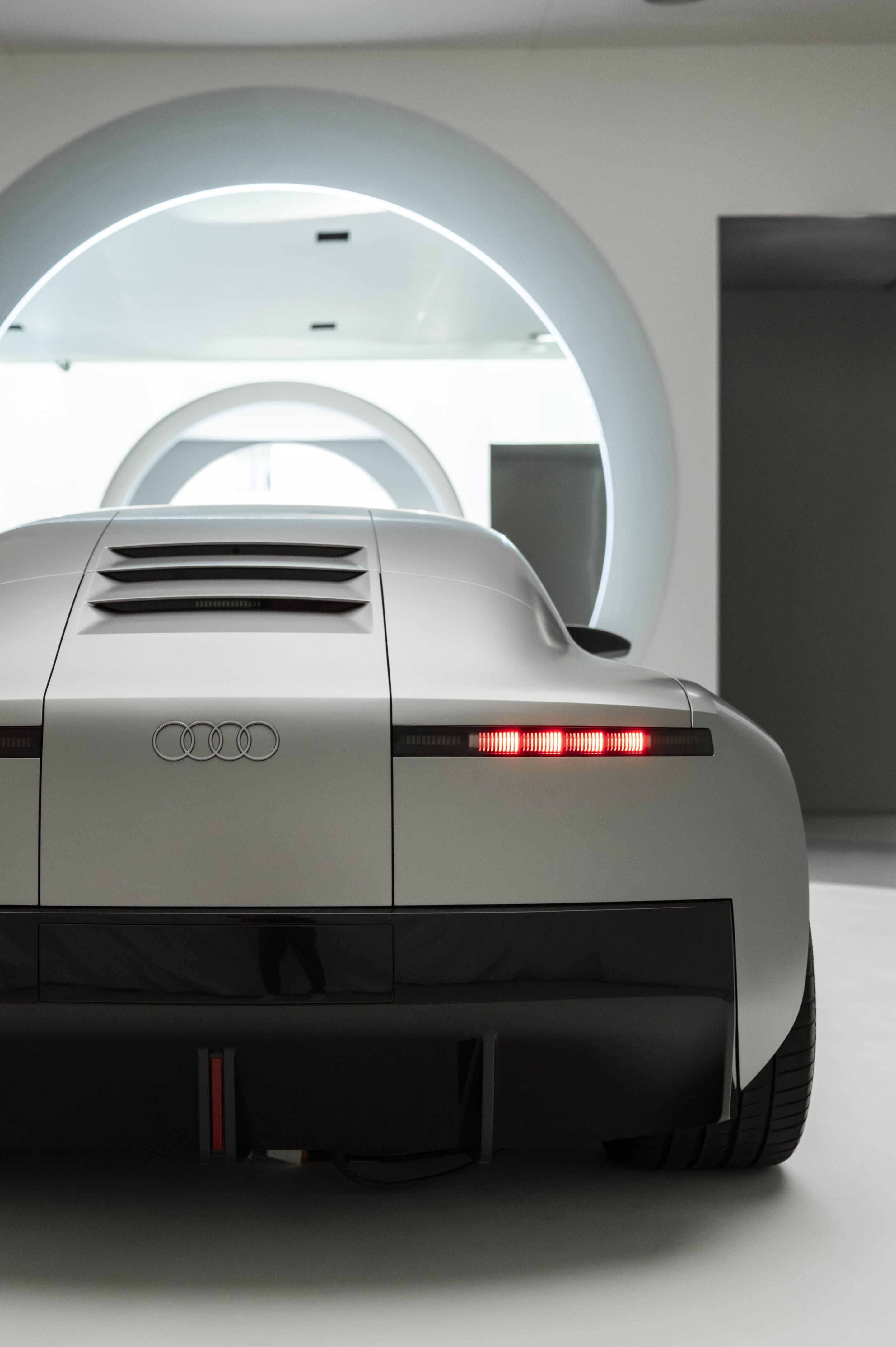 Audi auf der IAA Mobility - Der Audi Concept C feiert Messepremiere auf dem Open Space in München am Wittelsbacherplatz.