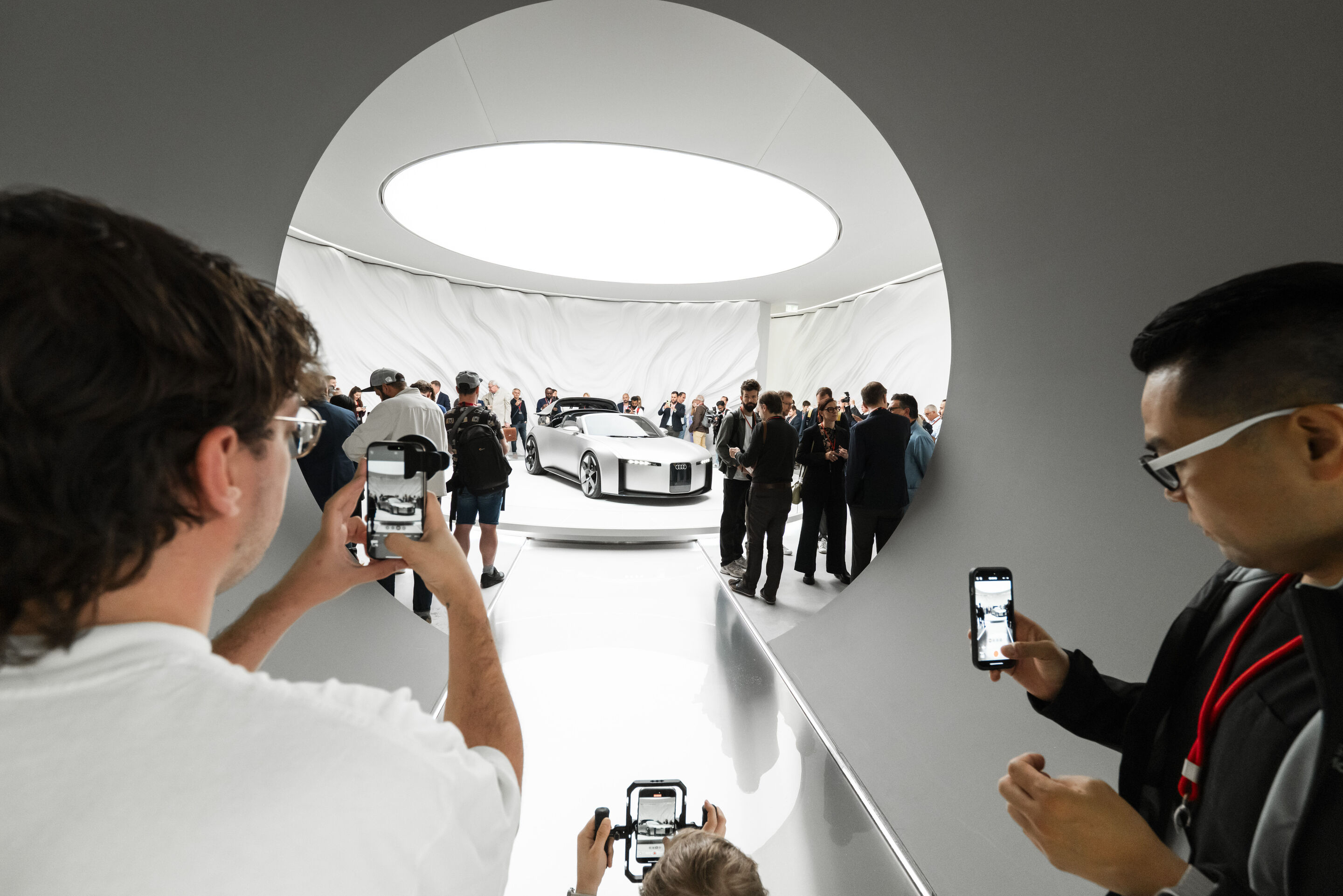 Audi auf der IAA Mobility - Der Audi Concept C feiert Messepremiere auf dem Open Space in München am Wittelsbacherplatz.