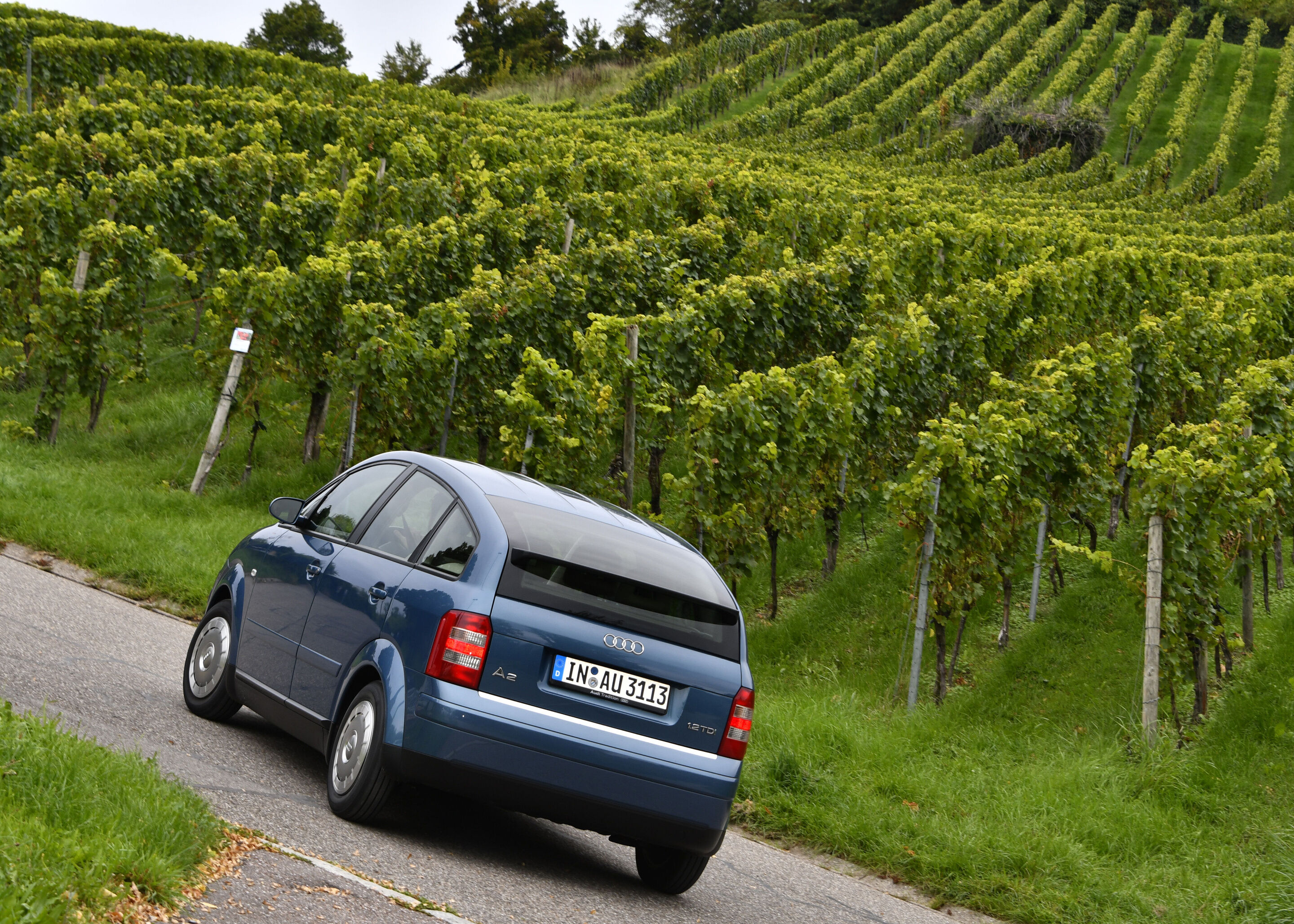 Leading light: 25 years Audi A2 - The Audi A2 was launched in 2000 – 25 years ago. The picture shows the Audi A2 1.2 TDI as the world’s first four-door three-liter car, rolling shot.