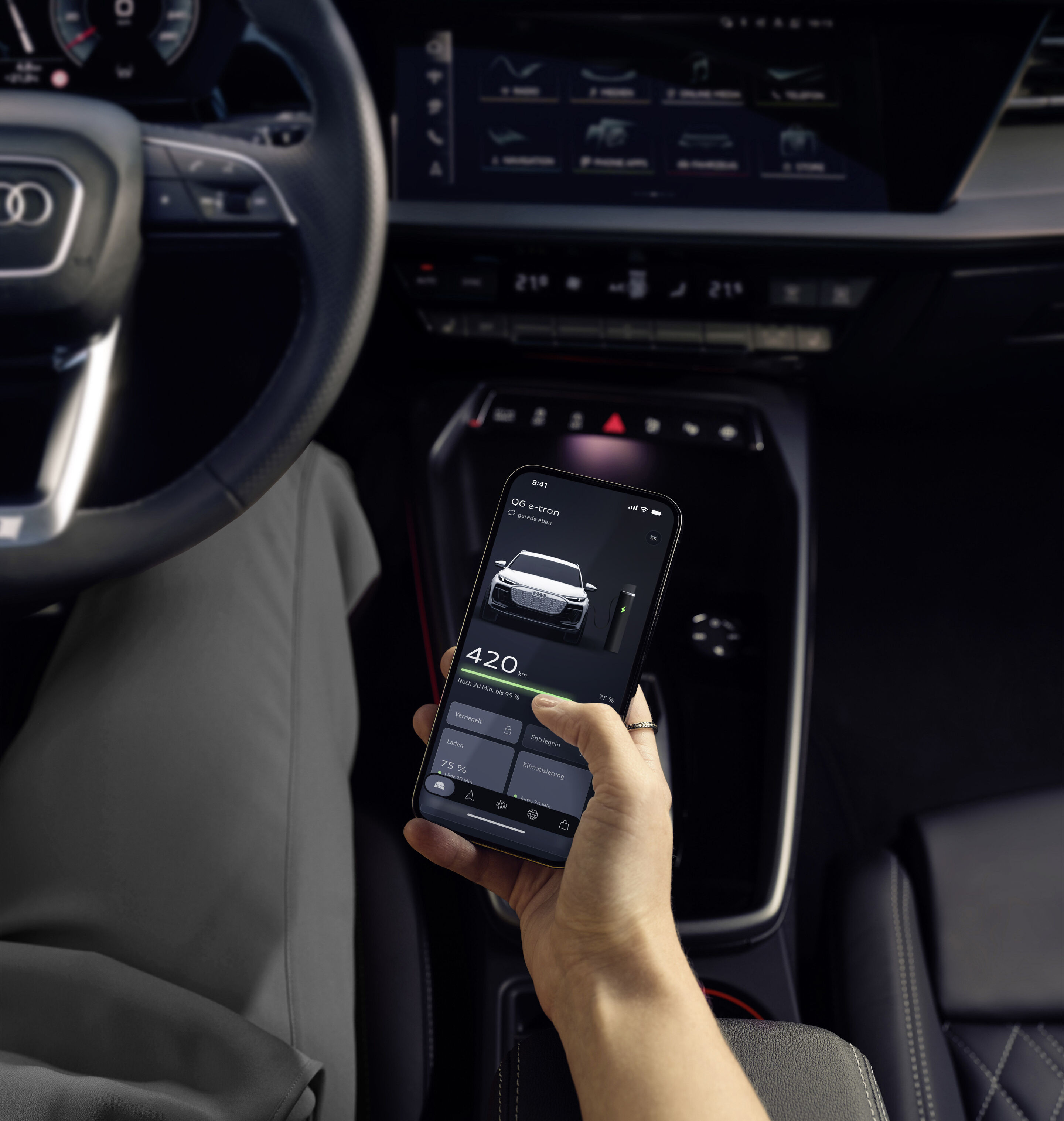 Relaunch der myAudi App - Audi stärkt sein digitales Ökosystem mit dem Relaunch der myAudi App.