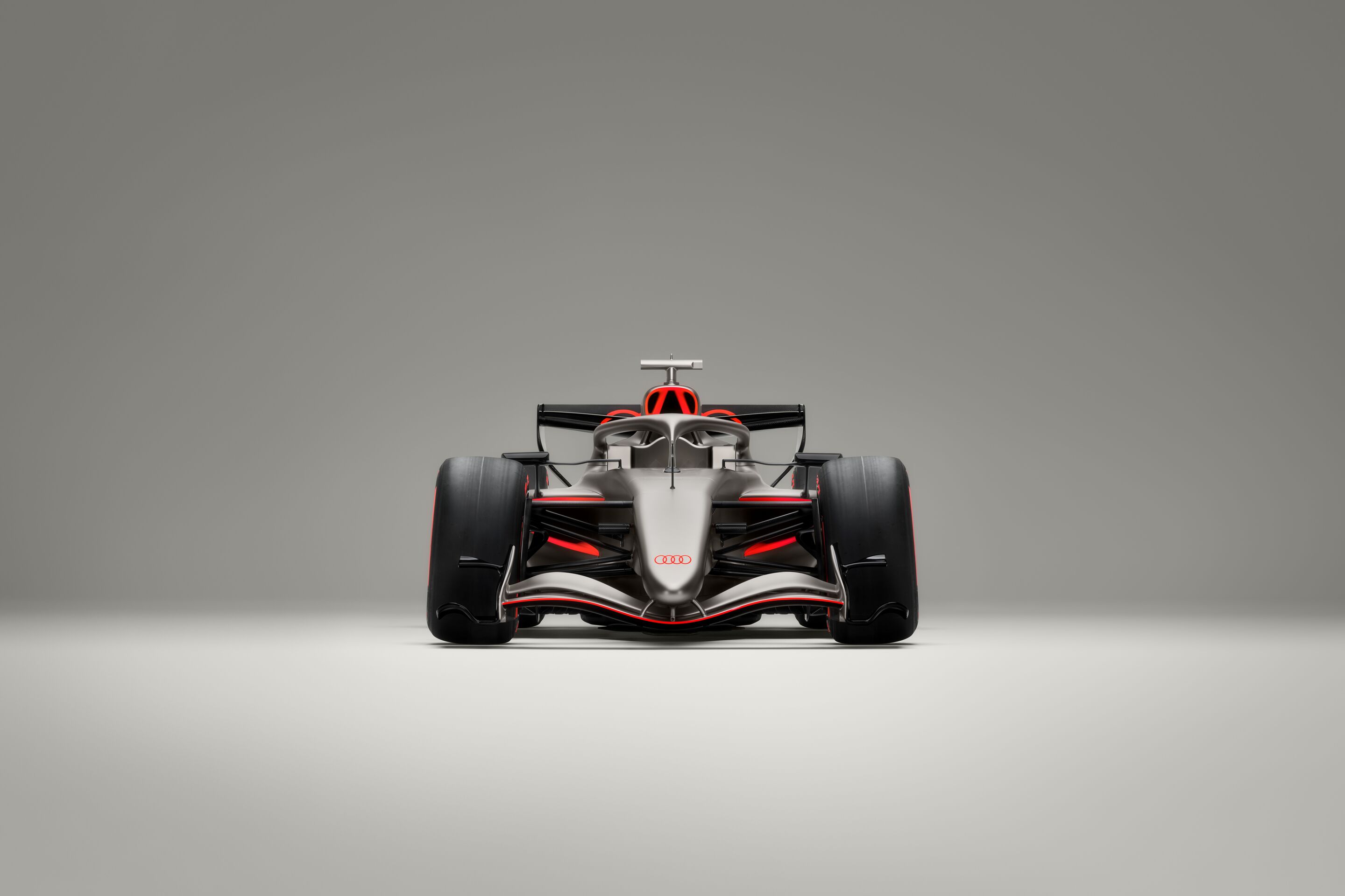 Audi R26 Concept - Indoor-Standaufnahme, Exterieur, Frontansicht