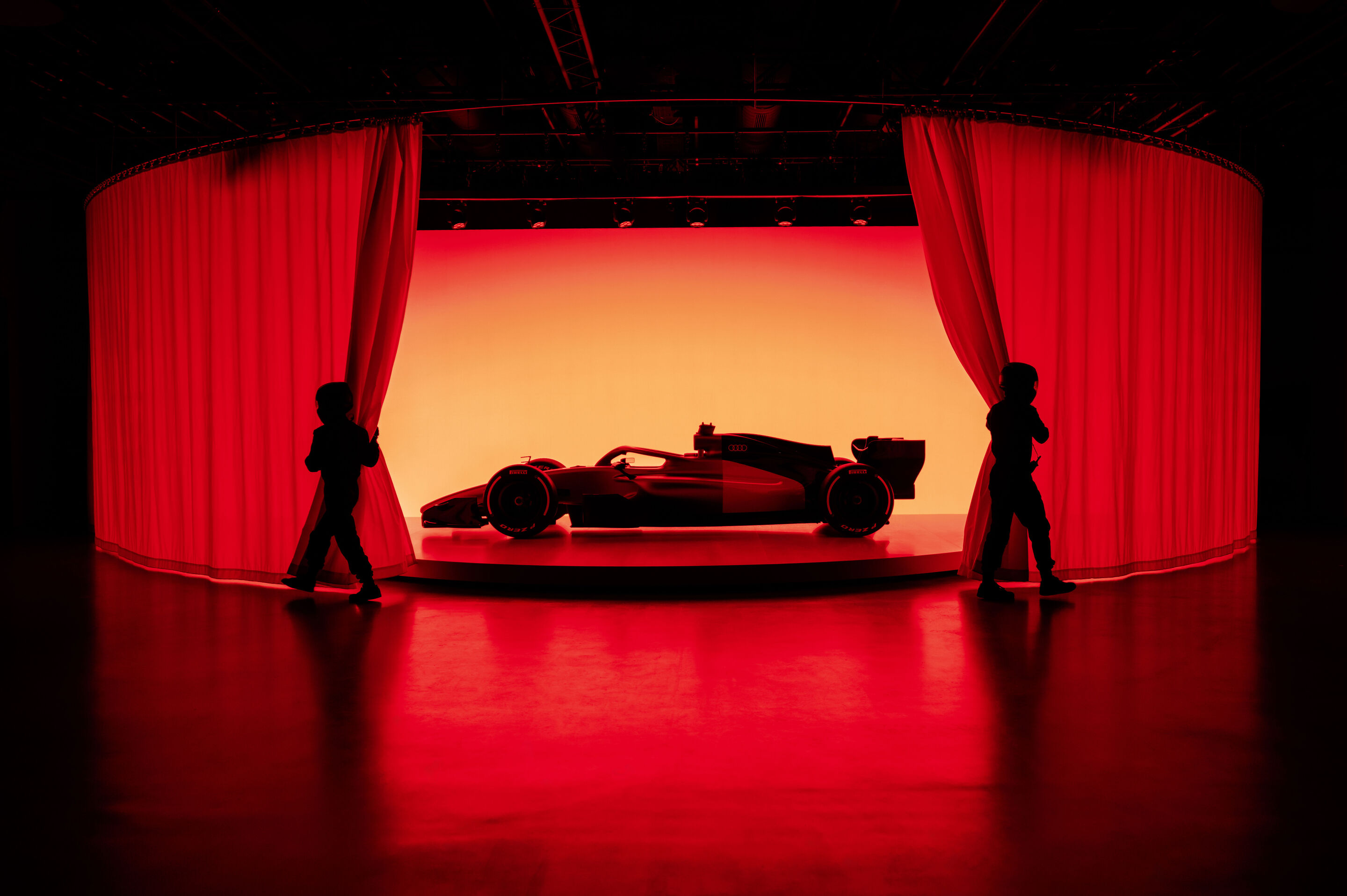 Audi unveils design for Formula 1 - The Audi R26 Concept previews the brand’s identity in the pinnacle of motorsport. Impressions from the reveal event “Audi One” in Munich, November 12, 2025.