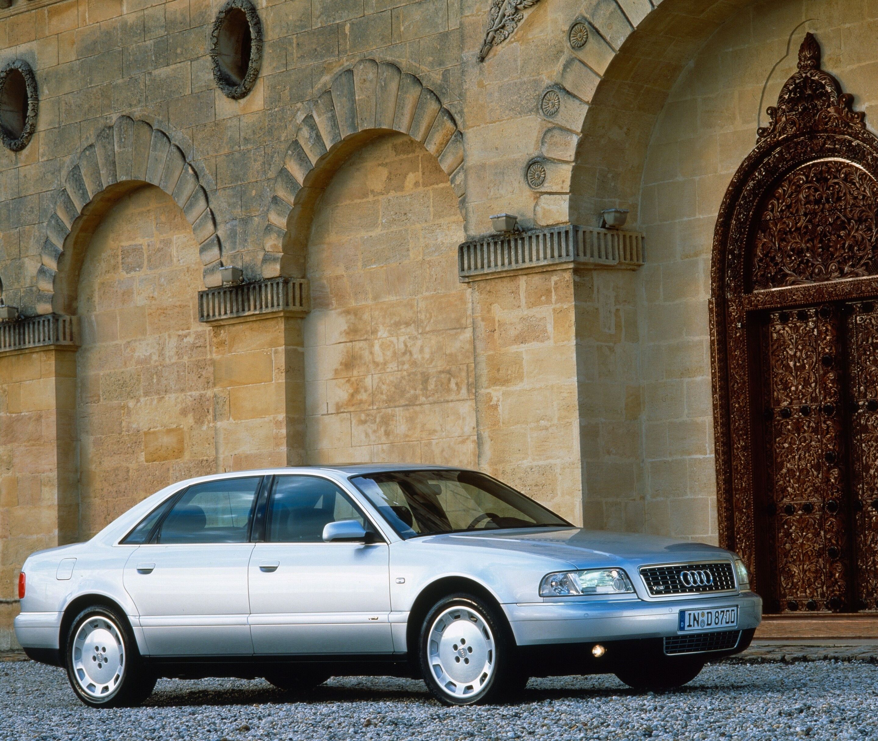Audi Tradition to commemorate numerous anniversaries in 2026 - The Audi A8 W12 – under its hood the first twelve-cylinder engine from Audi – a 6-liter W-configuration unit.