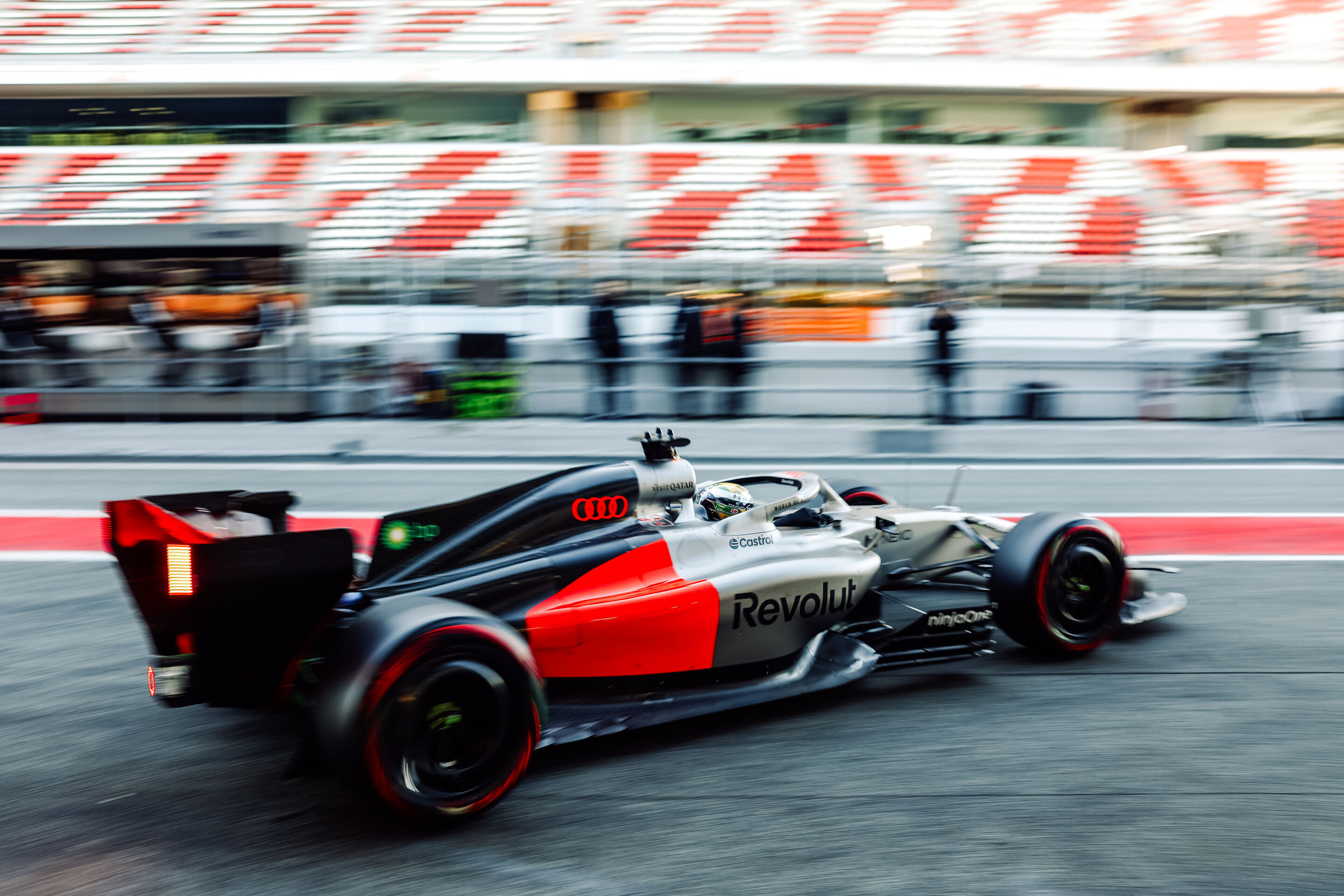 Audi Revolut F1 Team: Shakedown Barcelona - Audi R26 (Testträger)