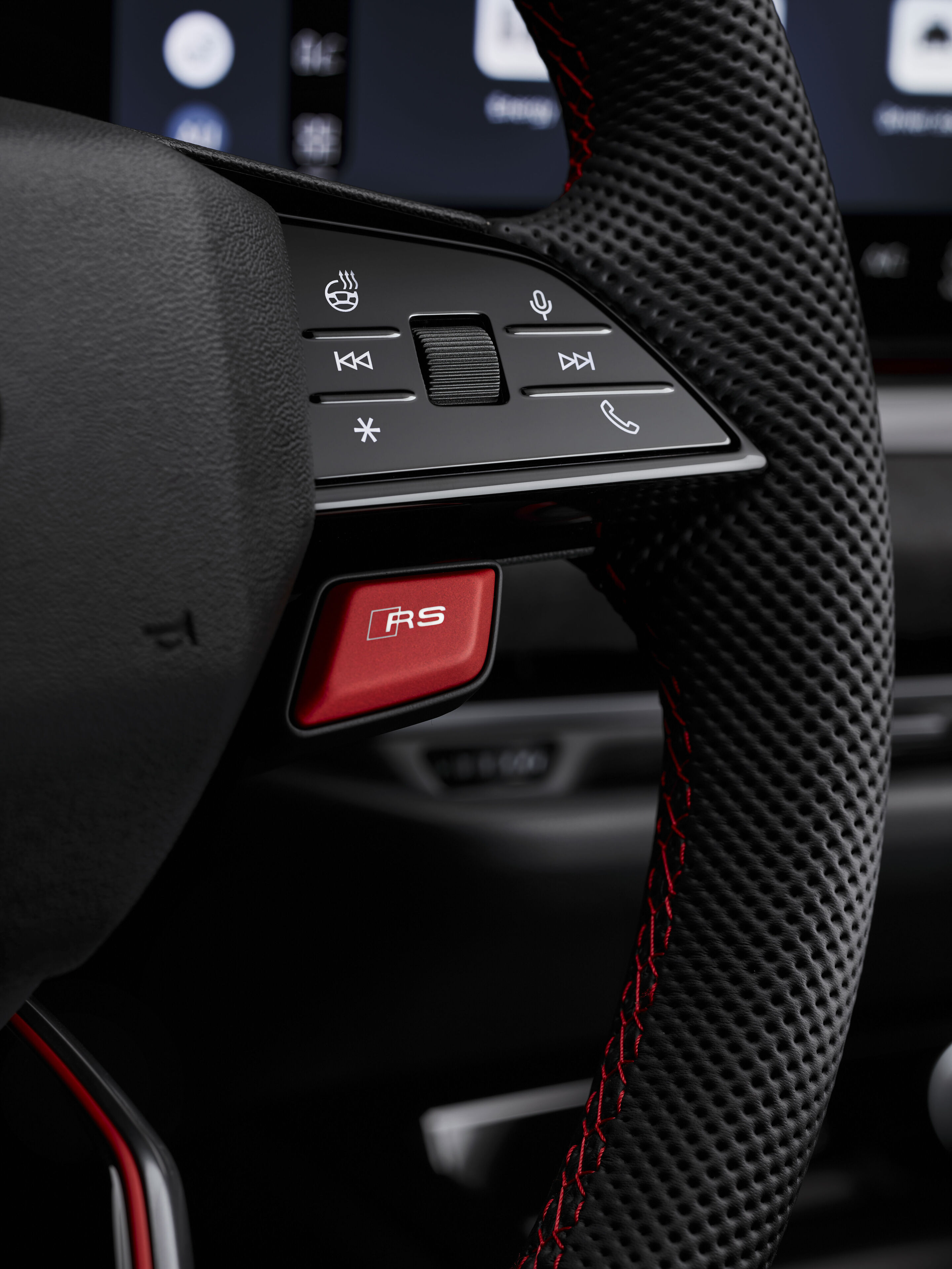 Audi RS 5 Avant - Progressiv red metallic, indoor static photo, interior
