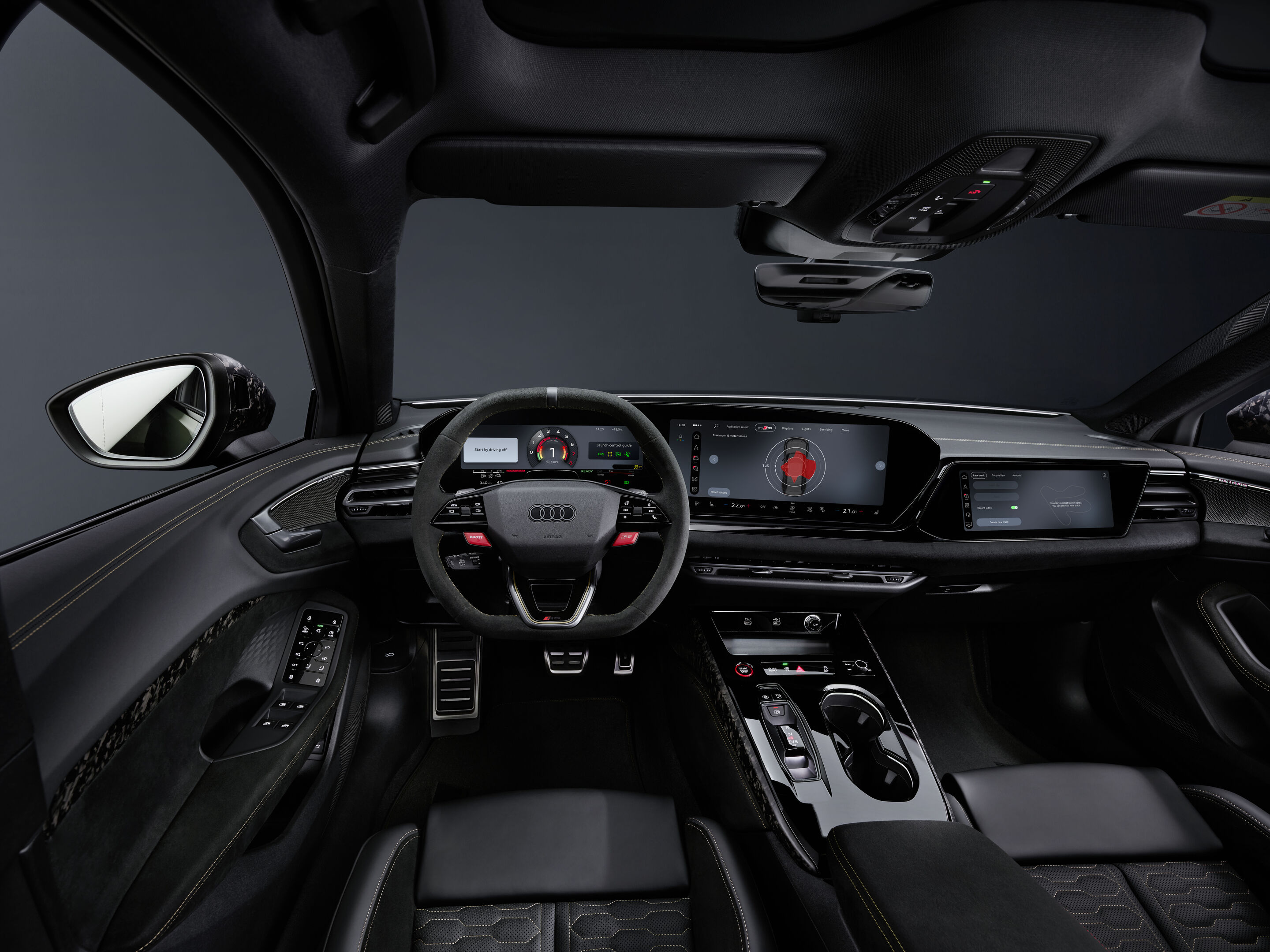 Audi RS 5 Sedan - Bedford green metallic, indoor static photo, interior