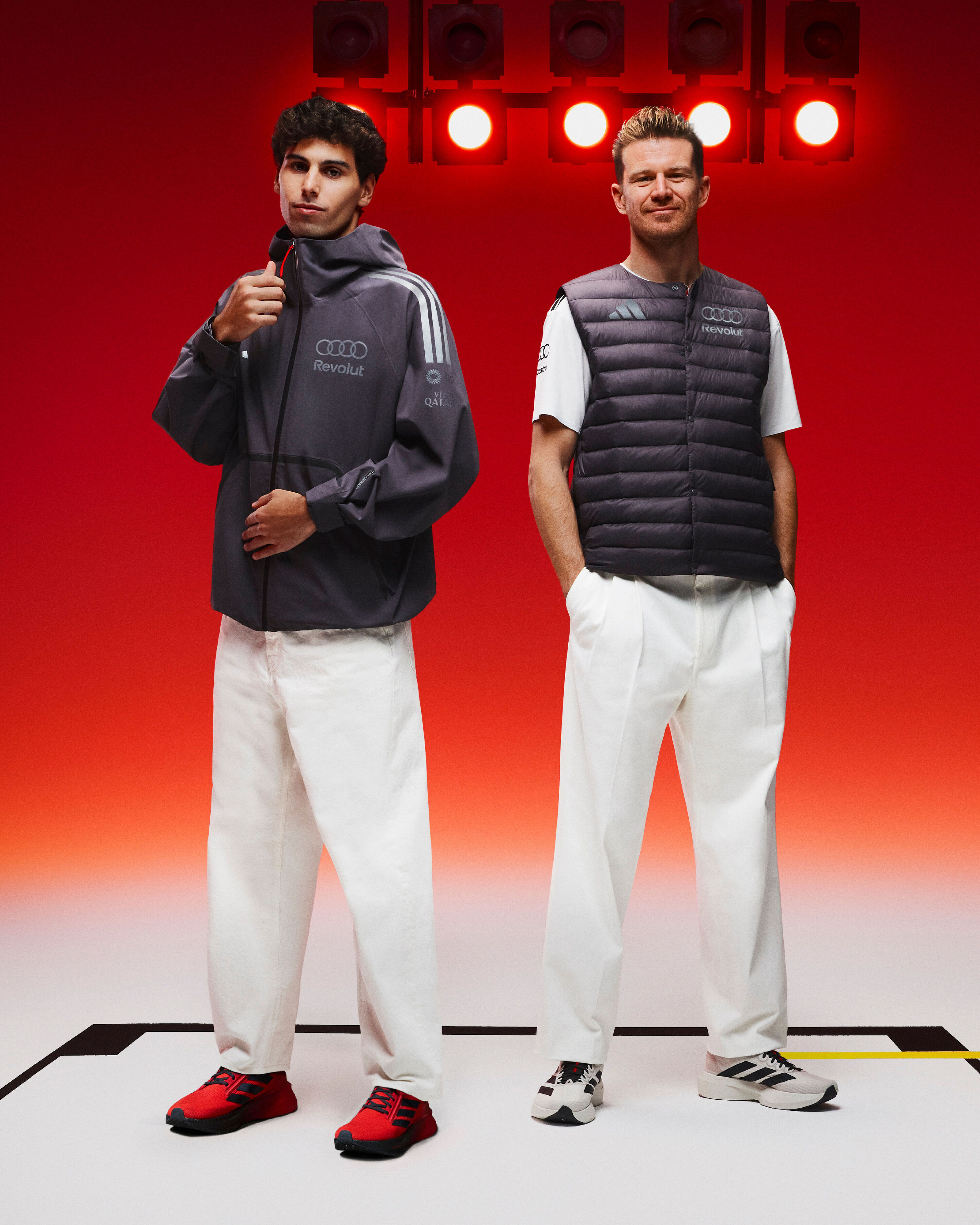 adidas x Audi Revolut F1 Team Kollektion - Gabriel Bortoleto, Nico Hülkenberg, adidas x Audi Revolut F1 Team Kollektion