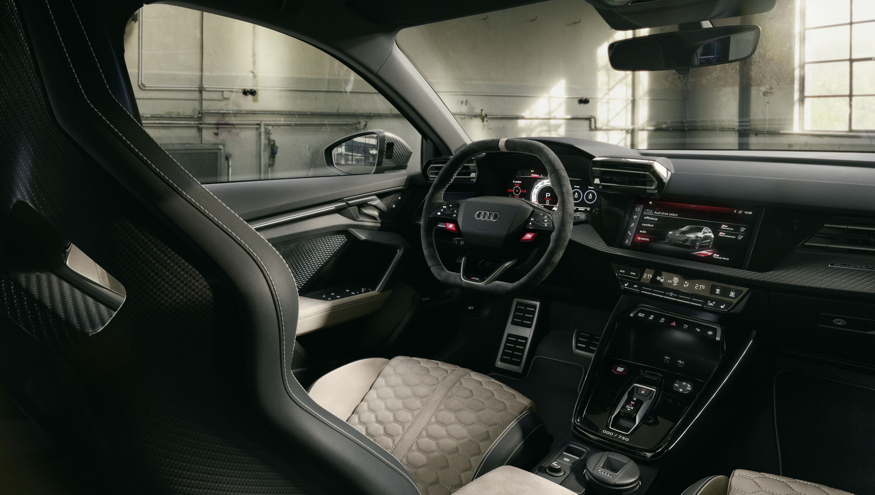 Audi RS 3 Limousine competition limited / Audi RS 3 Sportback competition limited - Indoor-Standaufnahme, Interieur