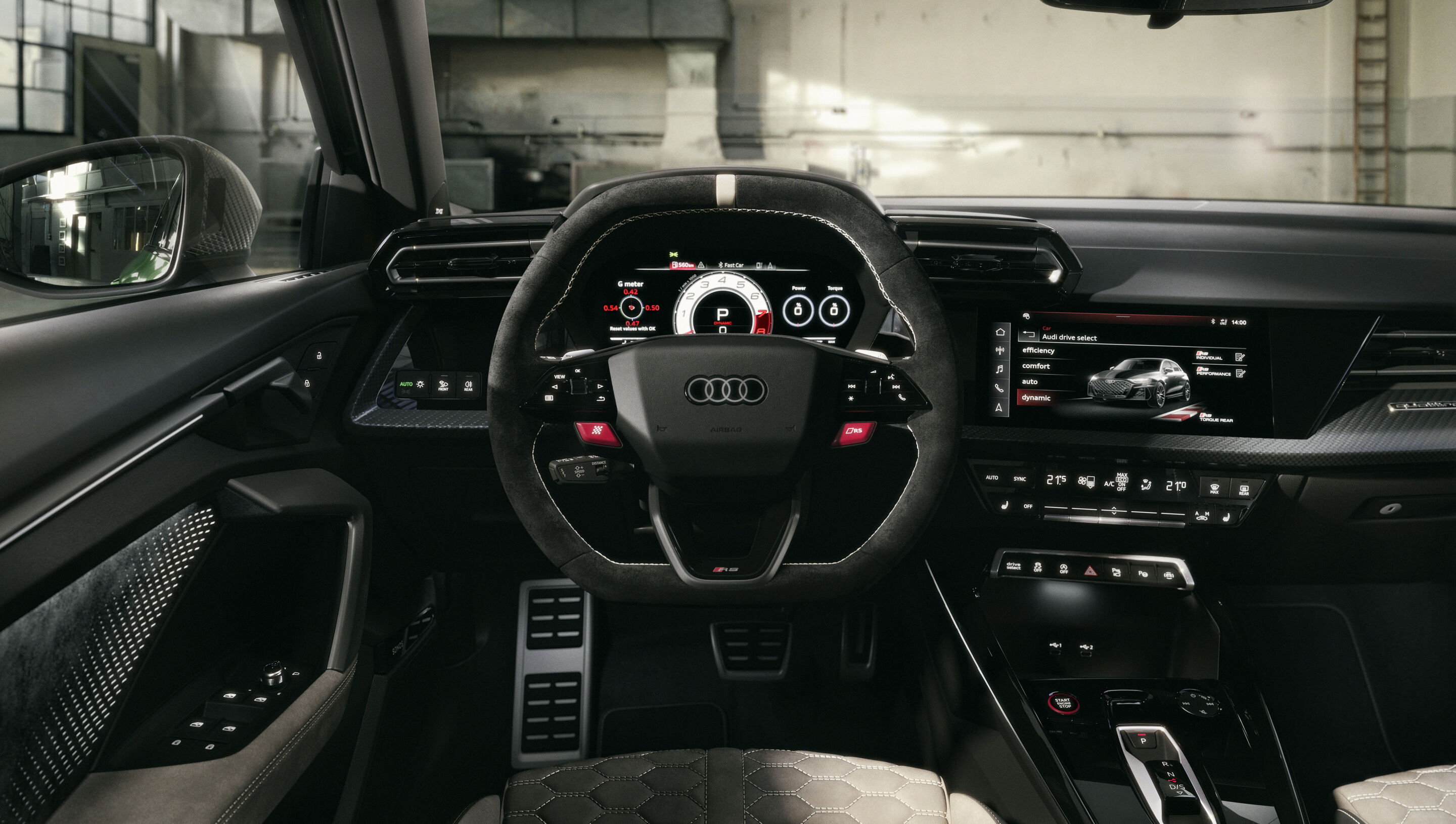 Audi RS 3 Limousine competition limited / Audi RS 3 Sportback competition limited - Indoor-Standaufnahme, Interieur
