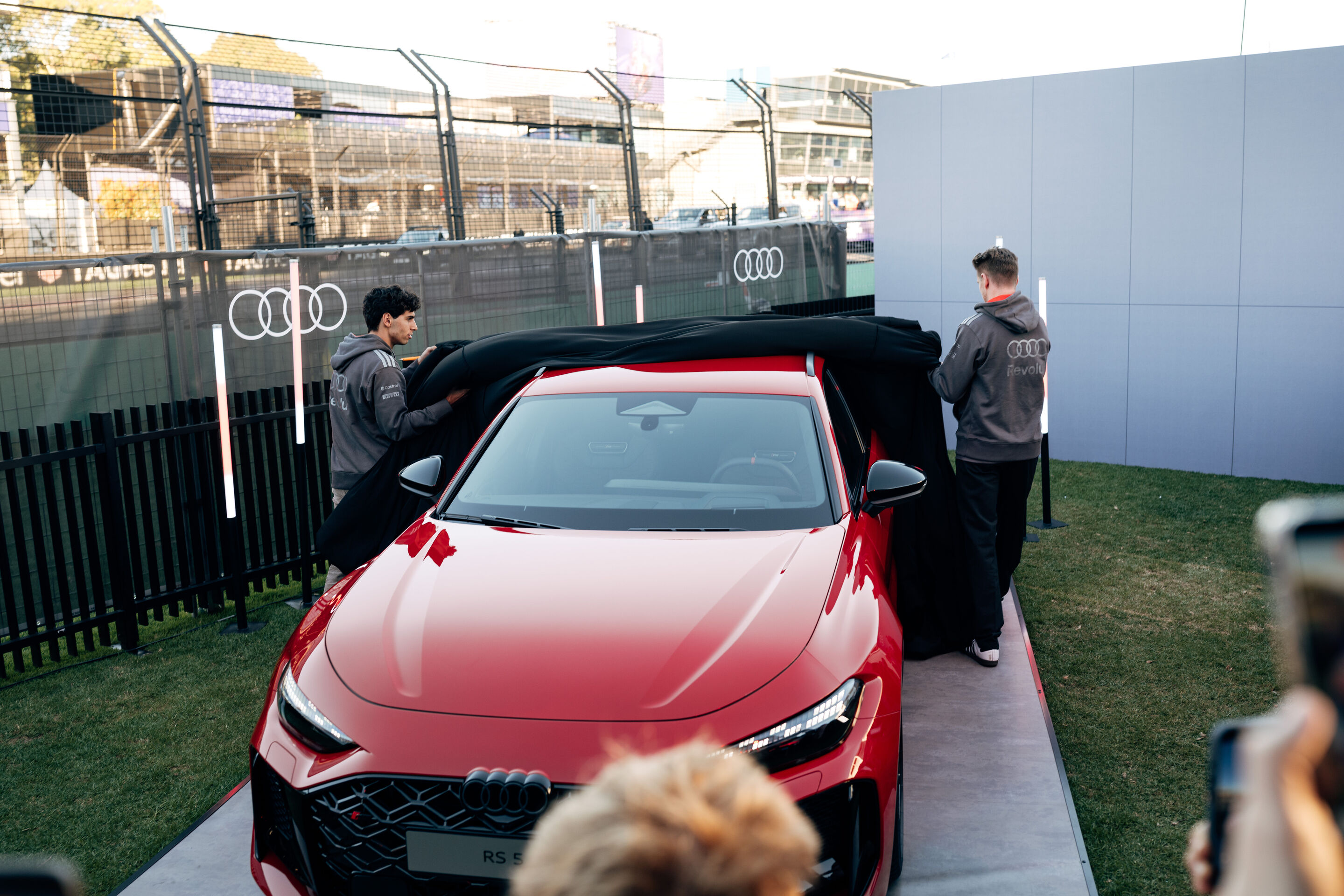 Audi makes its Formula 1 debut - Audi Revolut F1 Team drivers Nico Hulkenberg and Gabriel Bortoleto unveiled the new Audi RS 5 at the Albert Park Circuit.