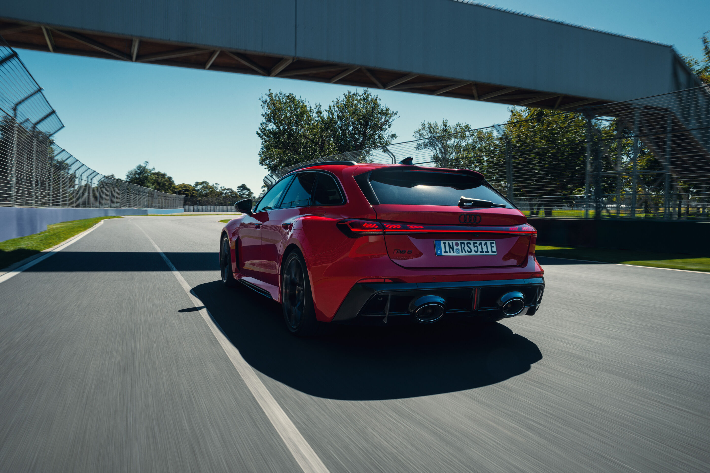 Audi makes its Formula 1 debut - Ahead of the 2026 Formula 1 season, the new Audi RS 5 Avant completed fast laps on the Albert Park Circuit.