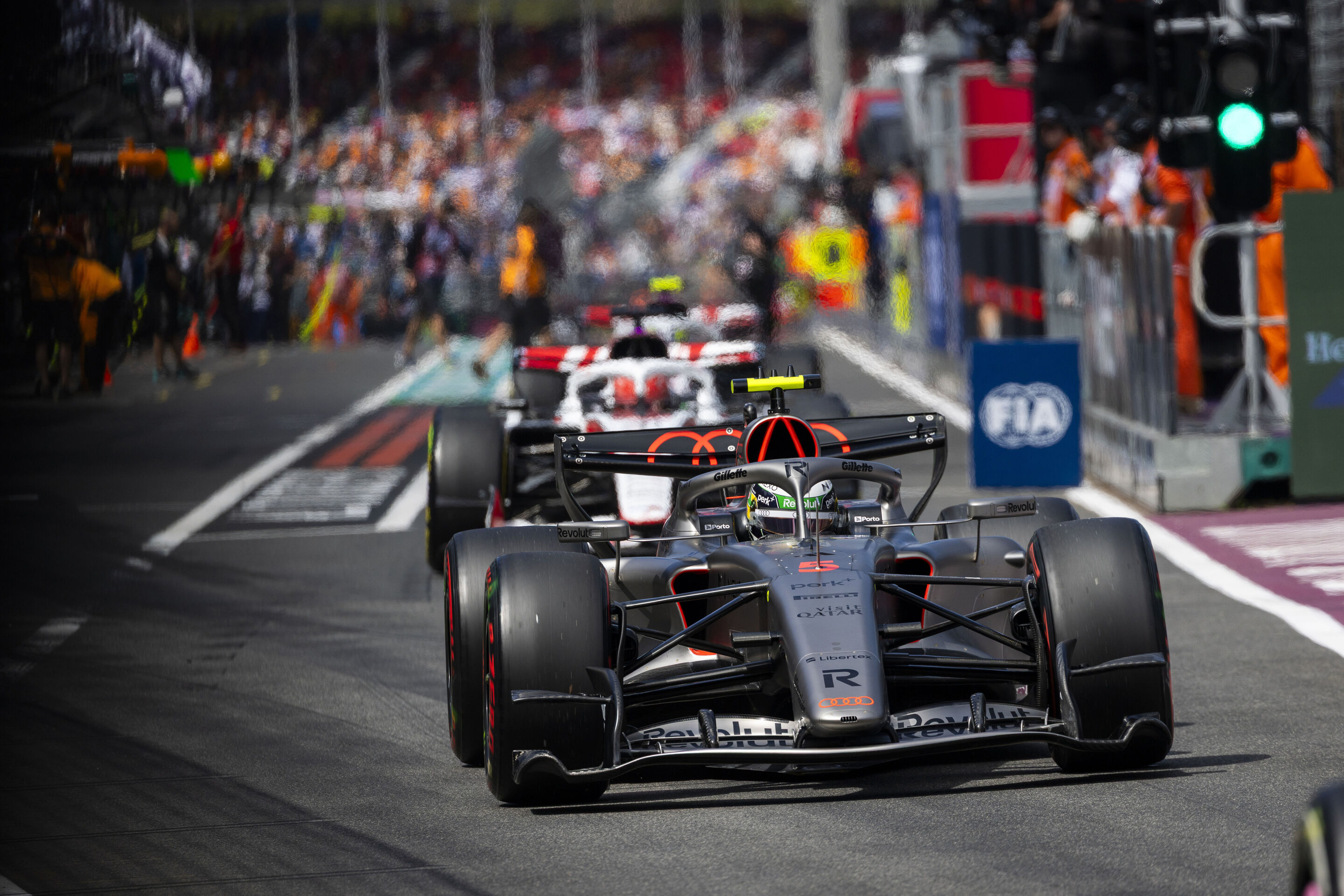 Audi startet erstmals in der Formel 1 - Audi R26 #5, Gabriel Bortoleto