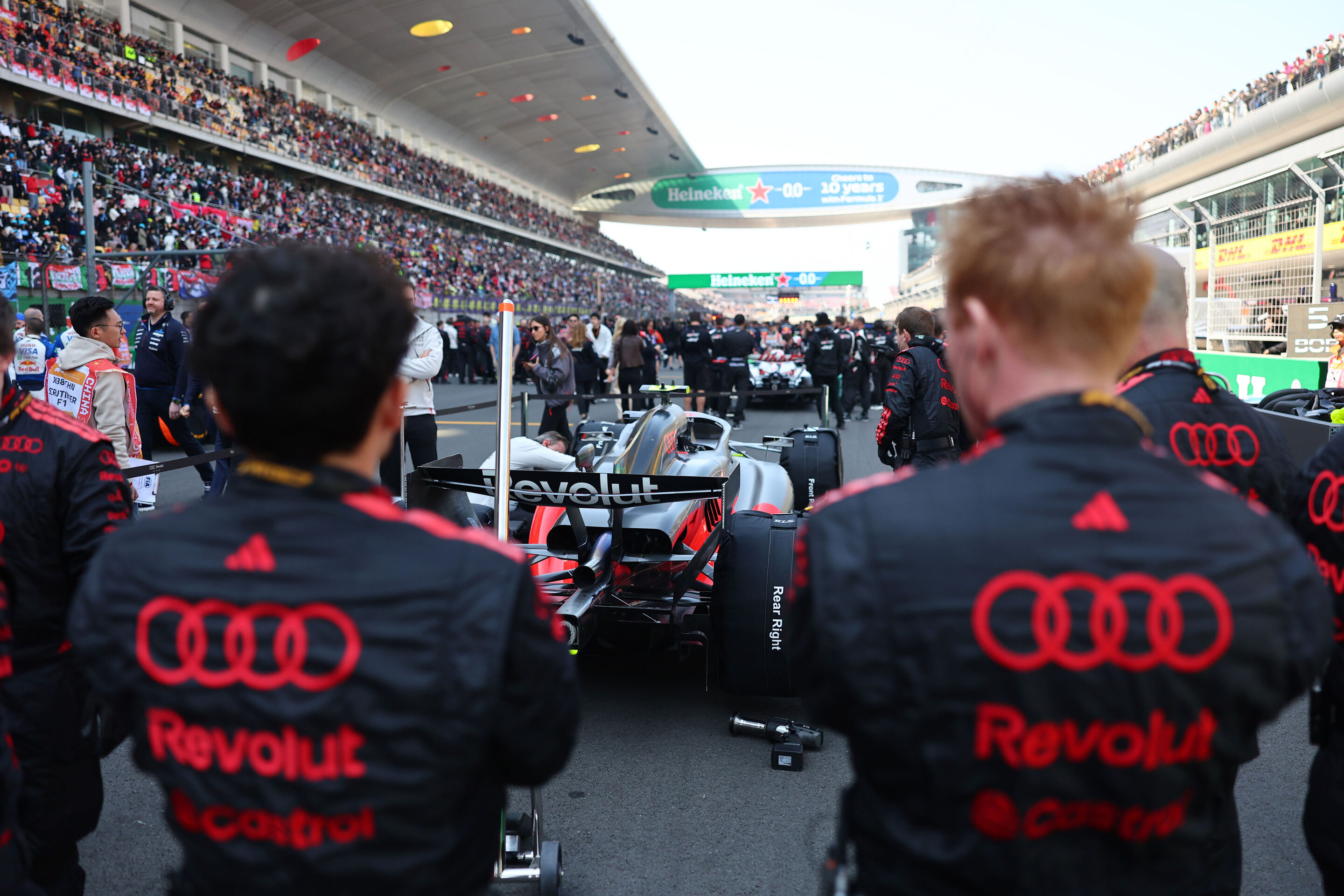 Audi Revolut F1 Team: Grand Prix von China - Startaufstellung Sprint