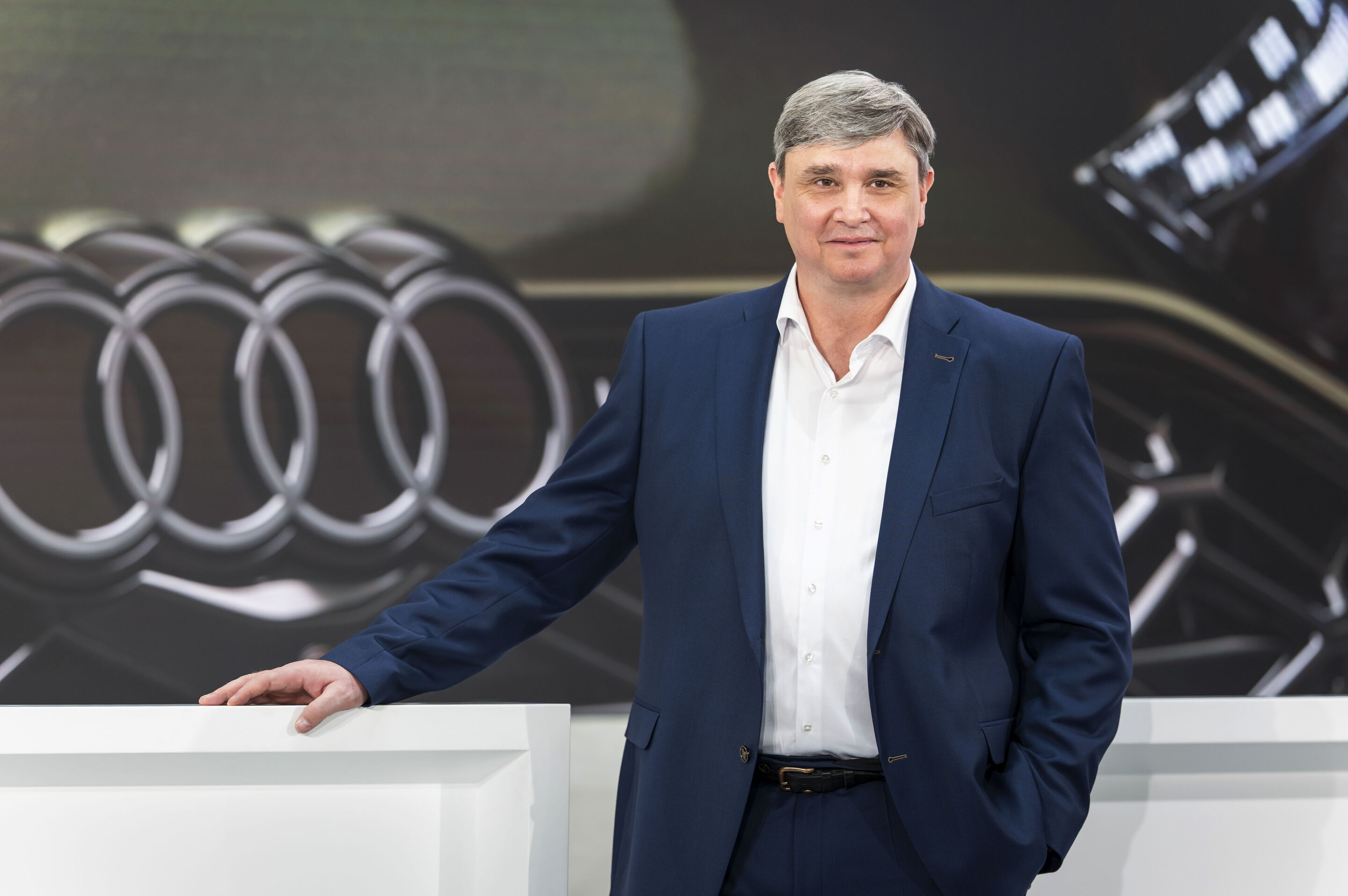 Audi Annual Media Conference 2026 - Jürgen Rittersberger, Mitglied des Vorstands für Finanz, Recht und IT, bei der Audi Annual Media Conference 2026