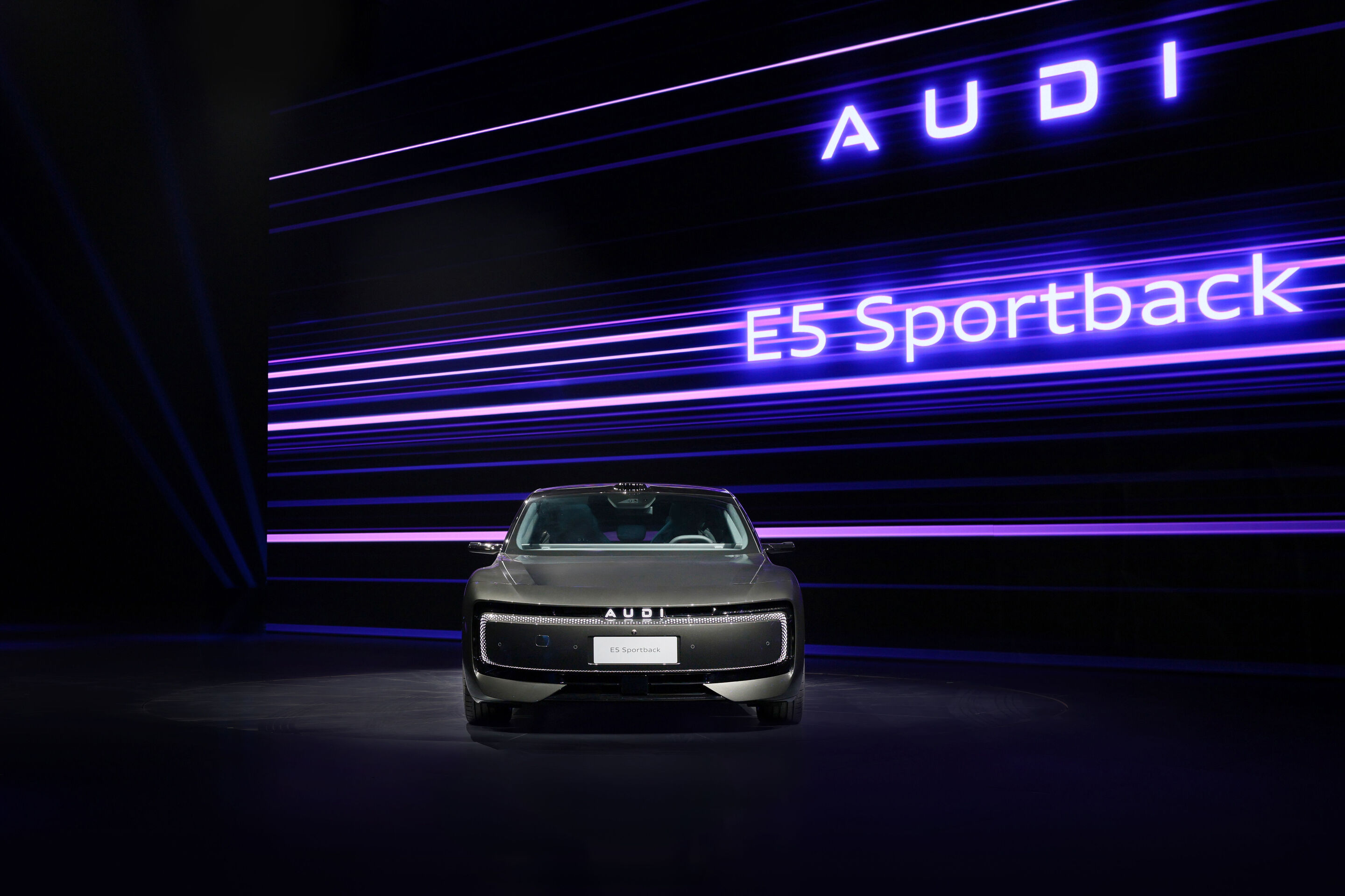 Audi auf der Auto China 2026 - Der AUDI E5 Sportback auf der Group Night Auto China 2026.