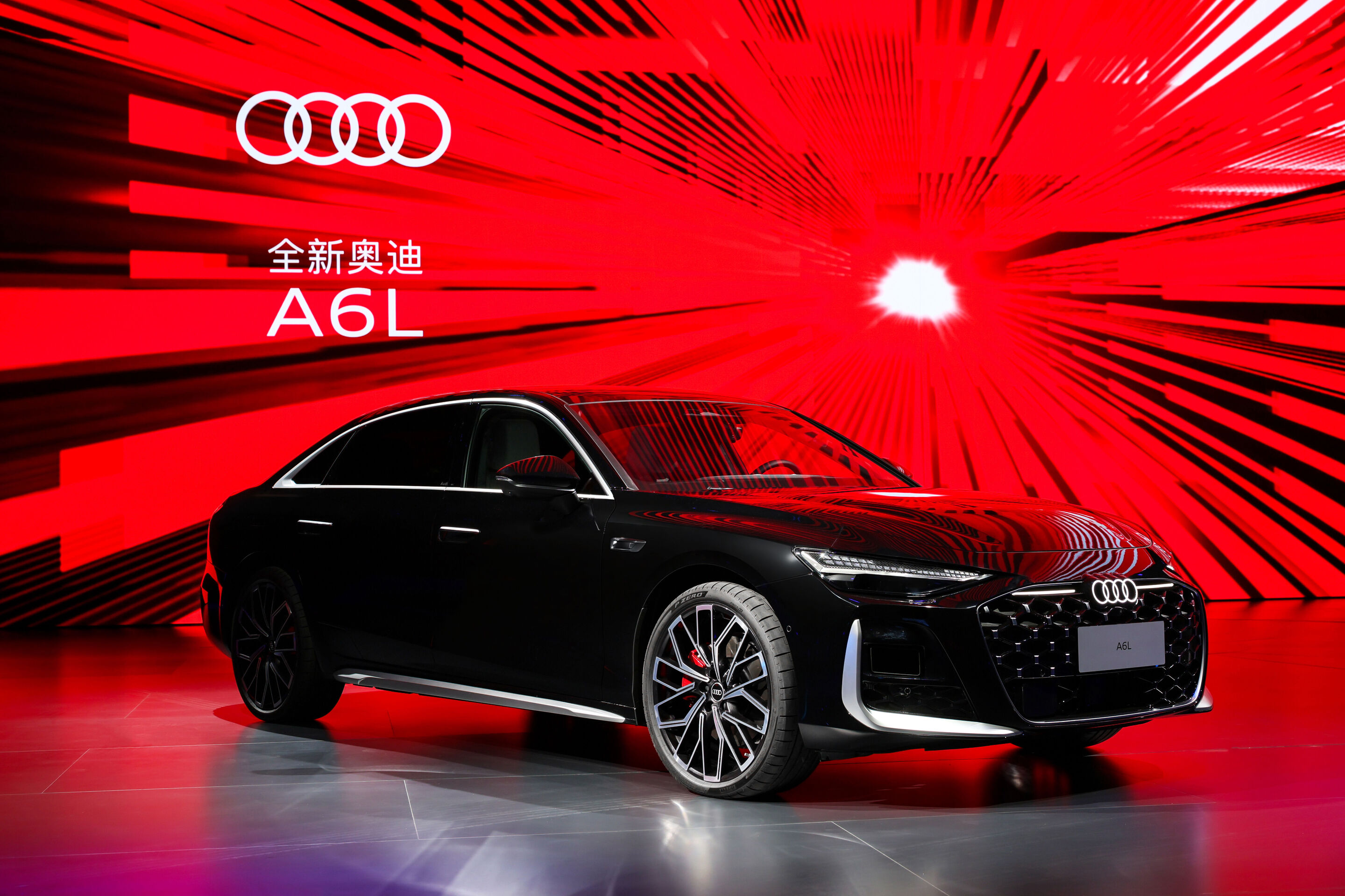 Audi auf der Auto China 2026 - Der Audi A6L auf der Group Night Auto China 2026.