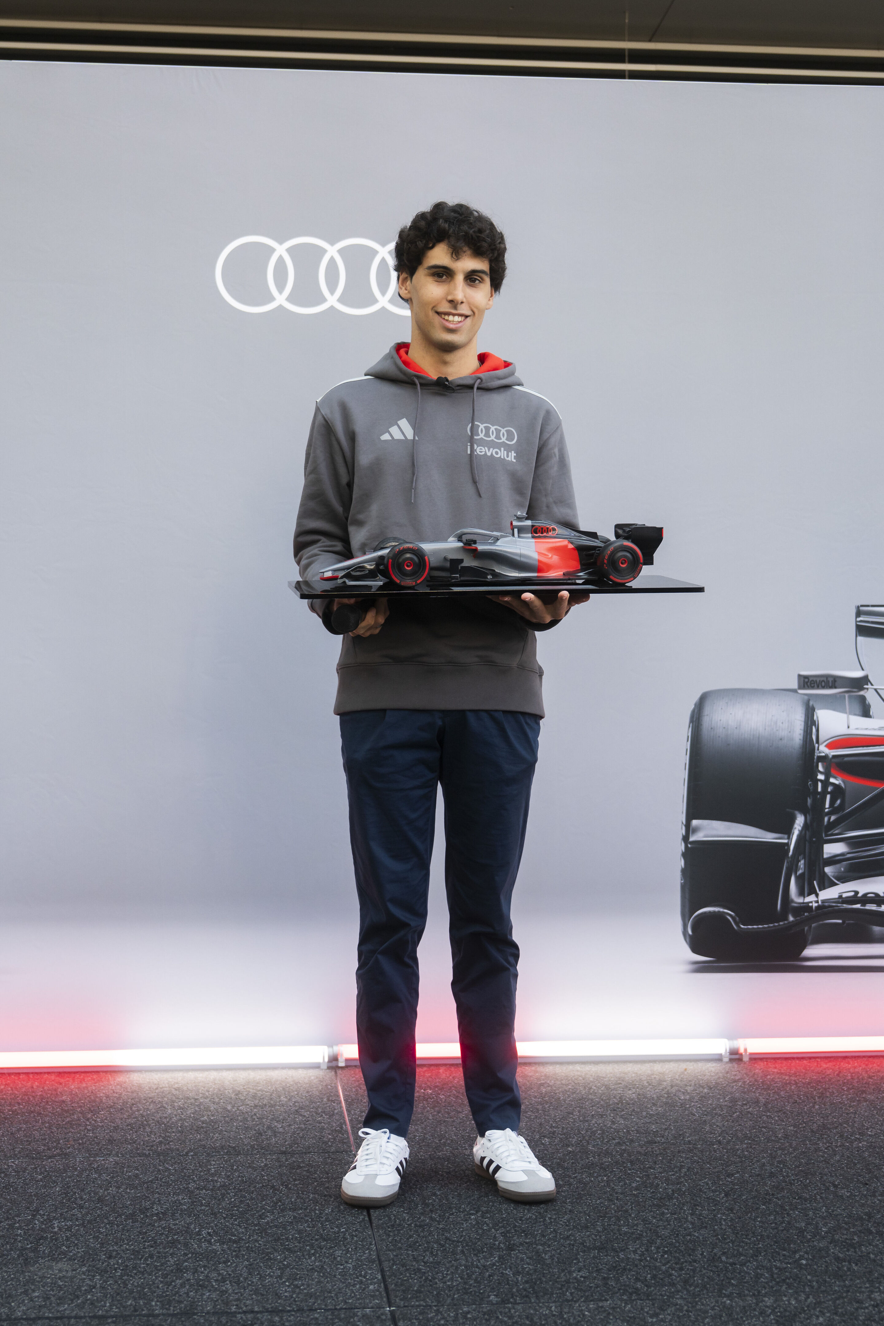 Audi F1 driver Gabriel Bortoleto visits Ingolstadt - Impressions from Bortoleto’s visit to the Audi Forum in Ingolstadt