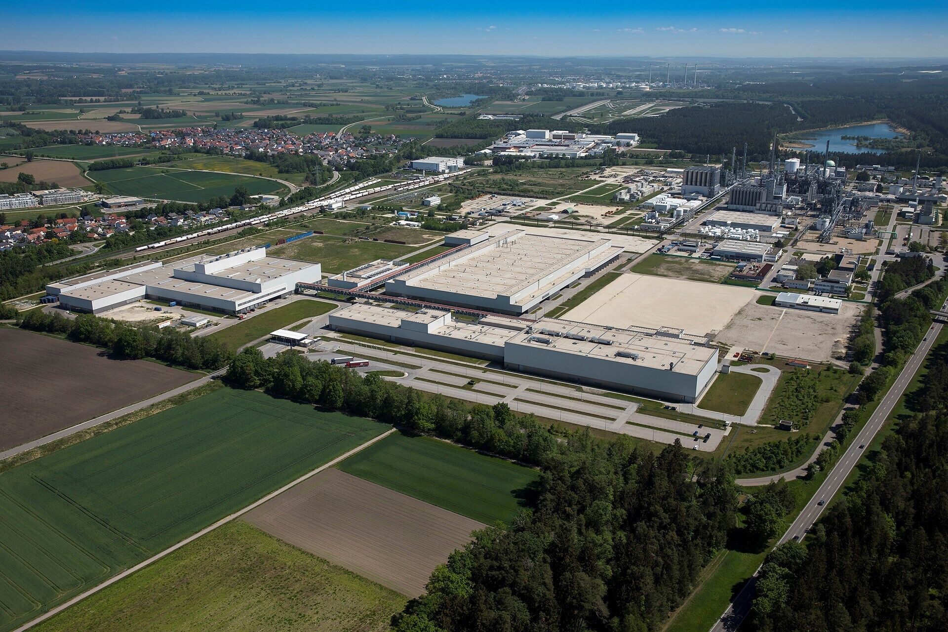 Audi Site Münchsmünster aerial photo - Audi Site Münchsmünster aerial photo