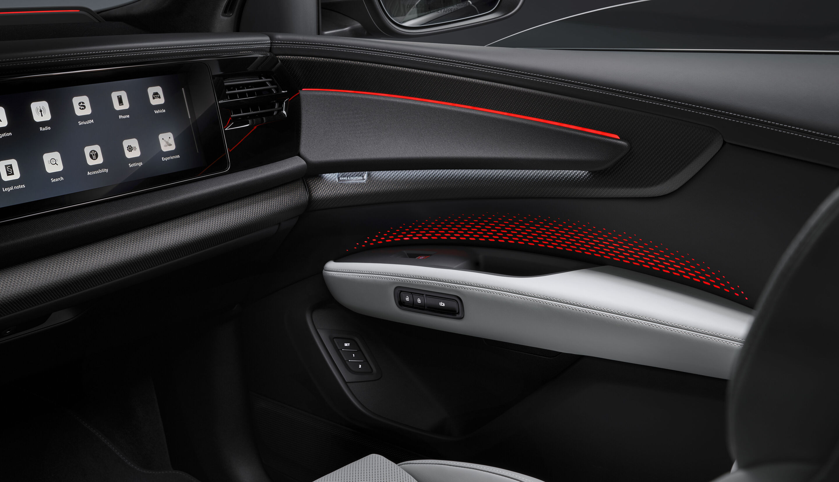 Audi Q9 - Studioaufnahme, Interieur, Lenkrad, Digital Stage