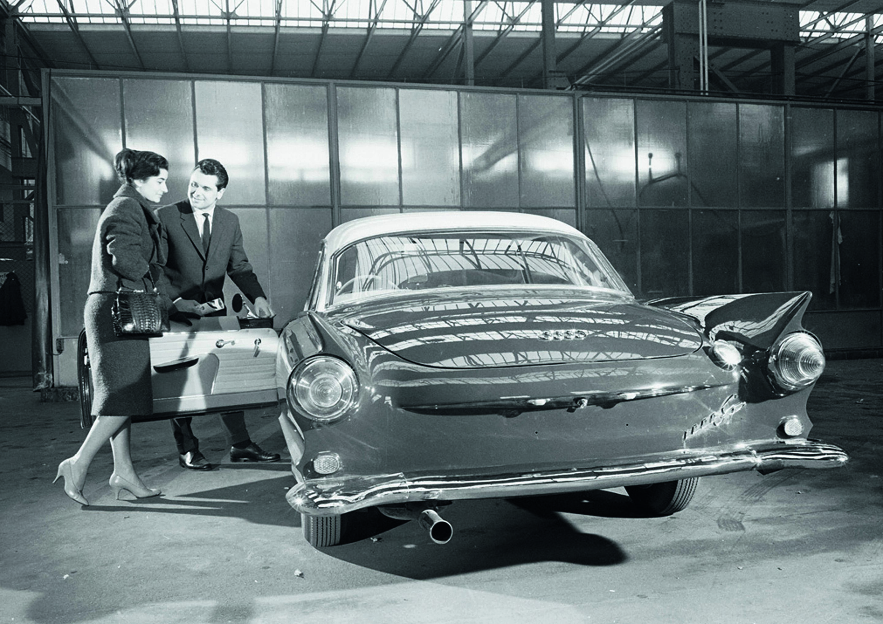Jubiläumsmagazin Historie - Auto Union Sp 1000 Coupé im Heckflossen-Design