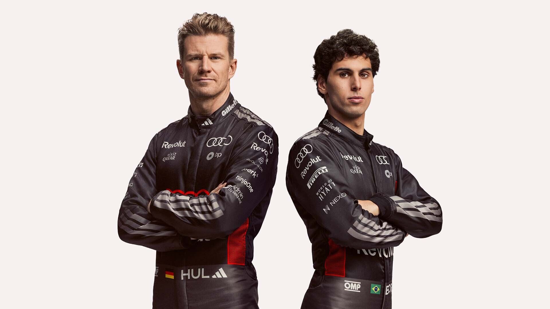 Das Foto zeigt Nico Hülkenberg und Gabriel Bortoleto.
