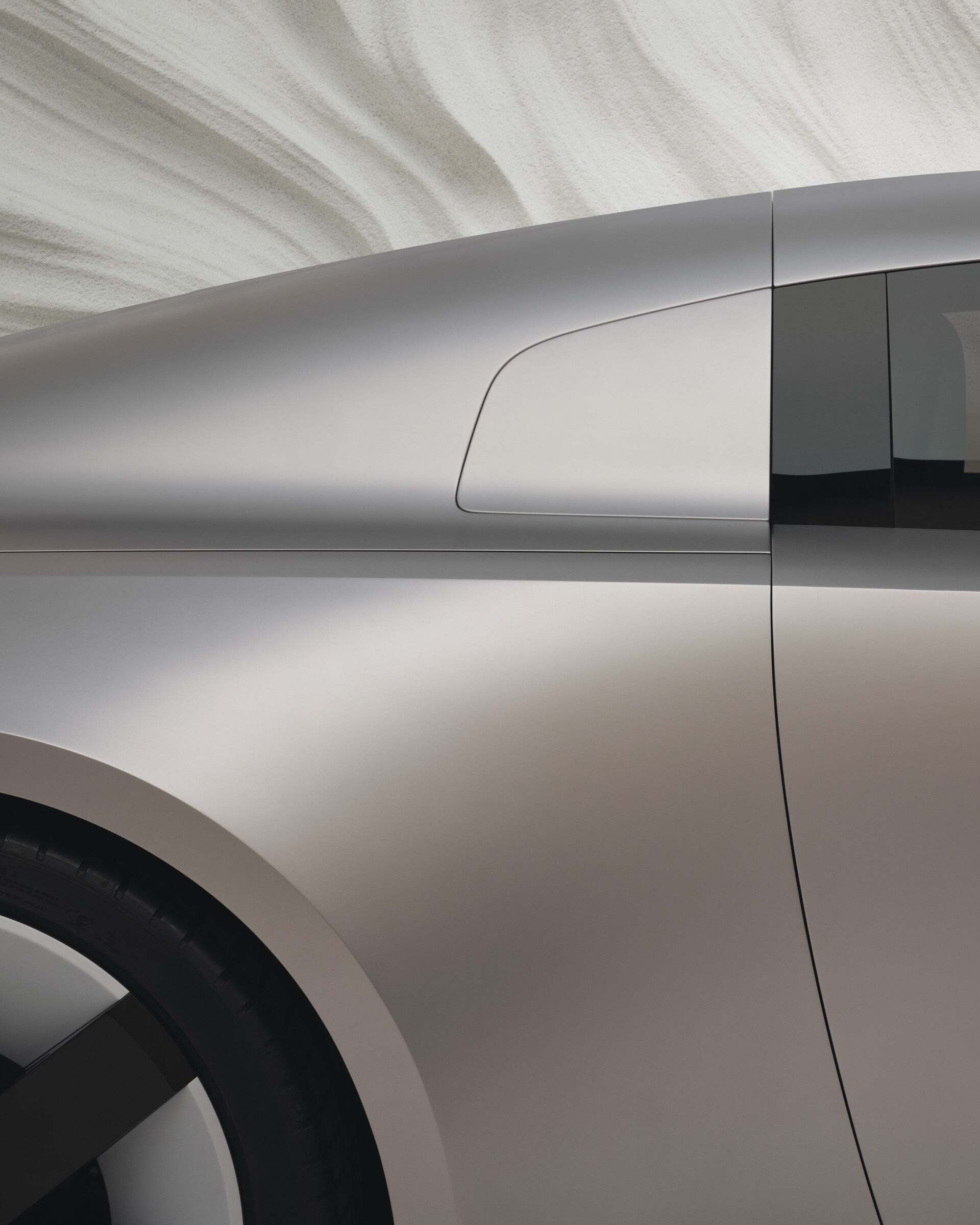 Seitenansicht des neuen Audi Concept C.