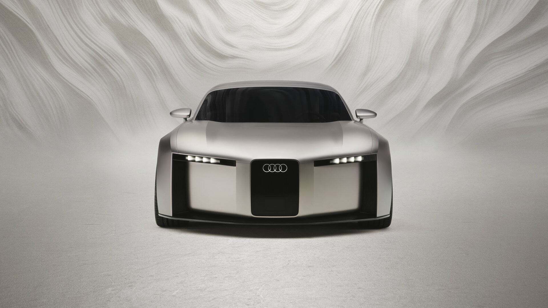 Front view of the new Audi Concept C.