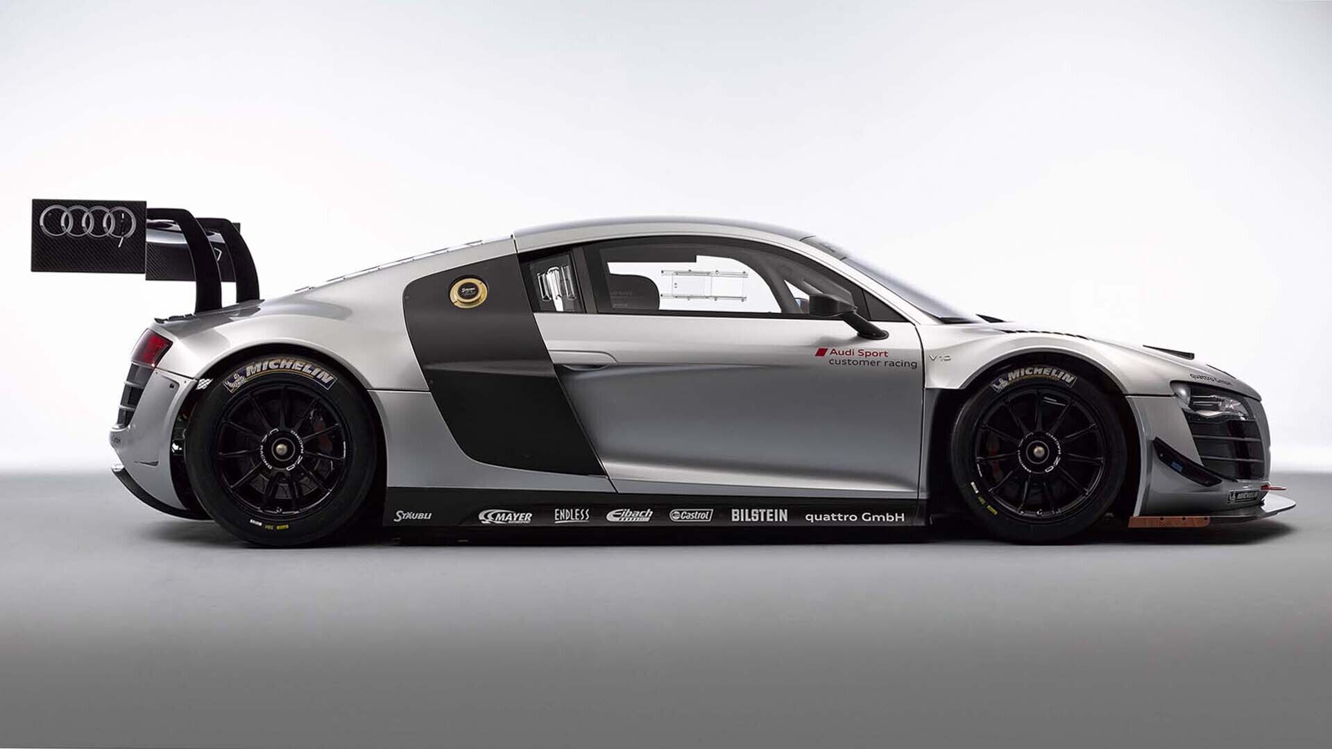 A picture showing the Audi R8 LMS ultra in 2013.