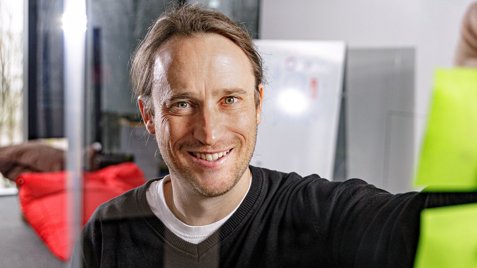 Michael Hügel smiles at the camera