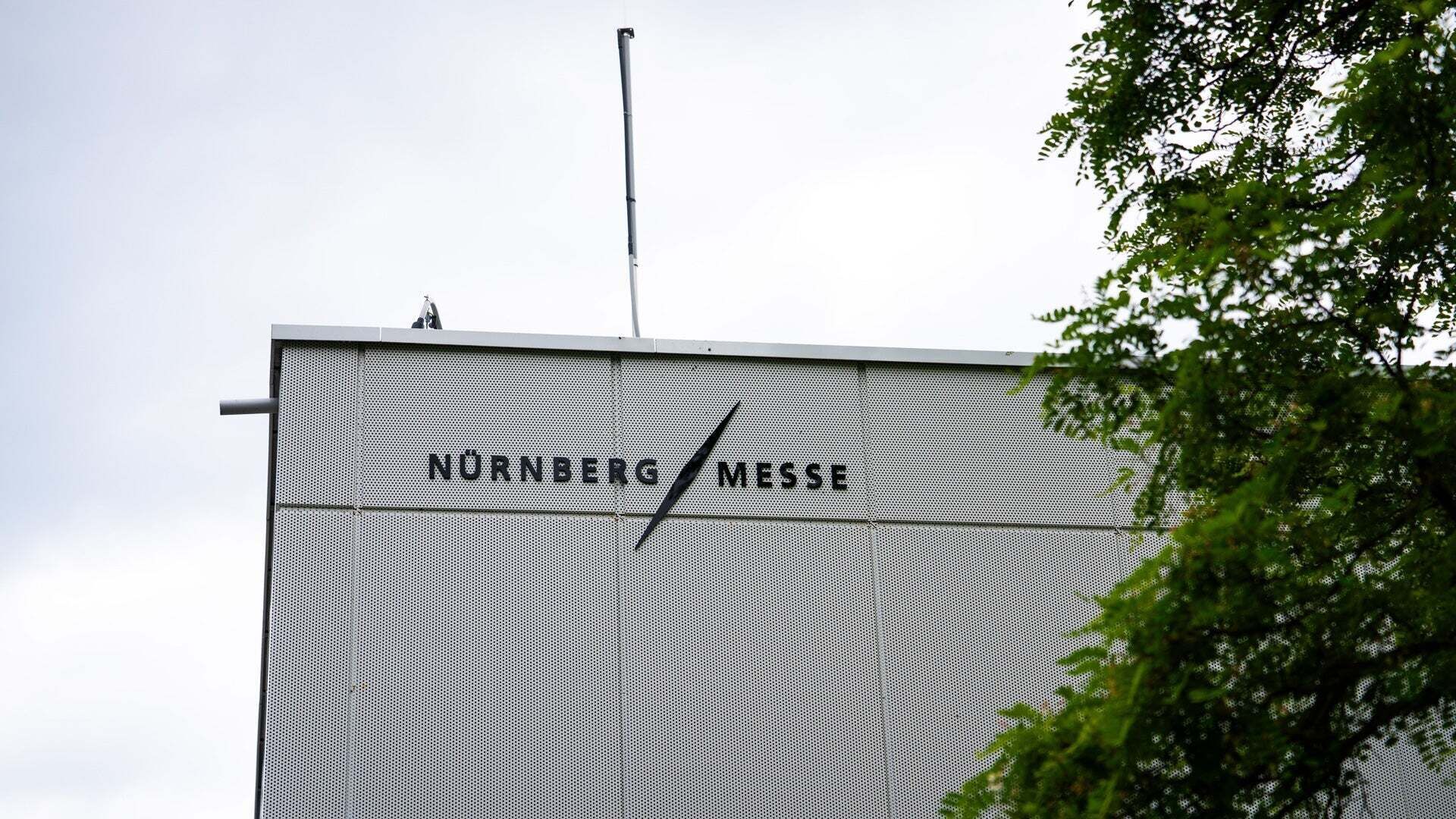 Detail of the Nuremberg Trade Fair building