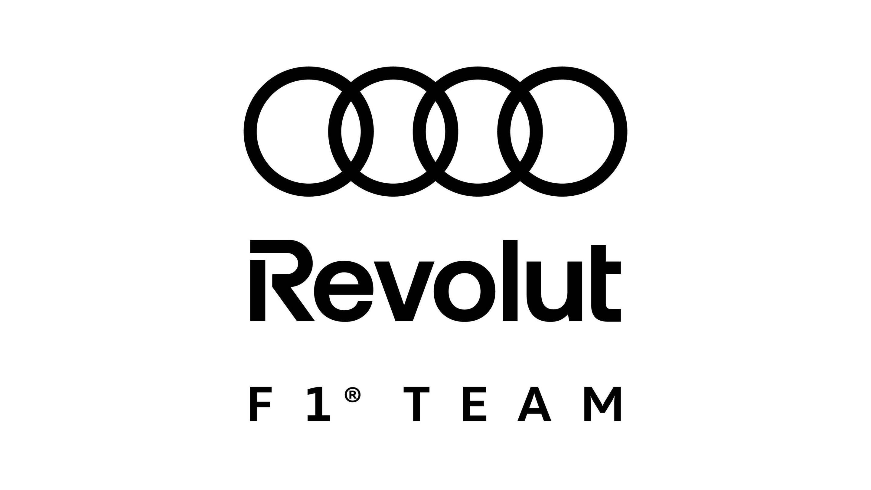 A picture showing the logo of Audi Revolut F1® Team.