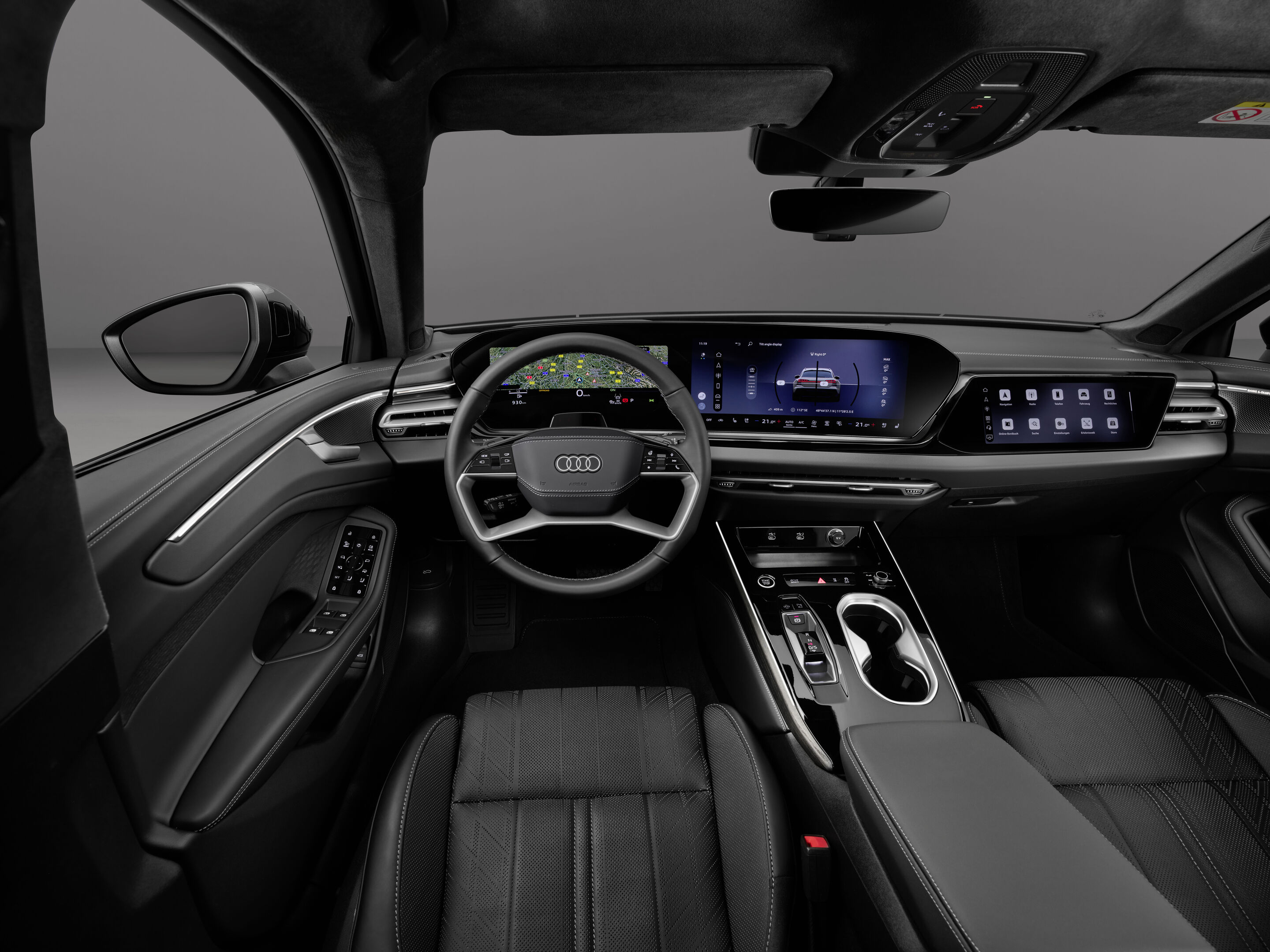 Audi A6 allroad quattro - Audi A6 allroad Innenraum: Das digitale Cockpit mit MMI Panoramadisplay und klarer Architektur schafft ein modernes und intuitives Fahrerlebnis.