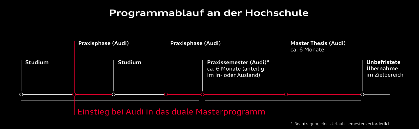 Illustration - Programmablauf an der Hochschule - Programmablauf an der Hochschule