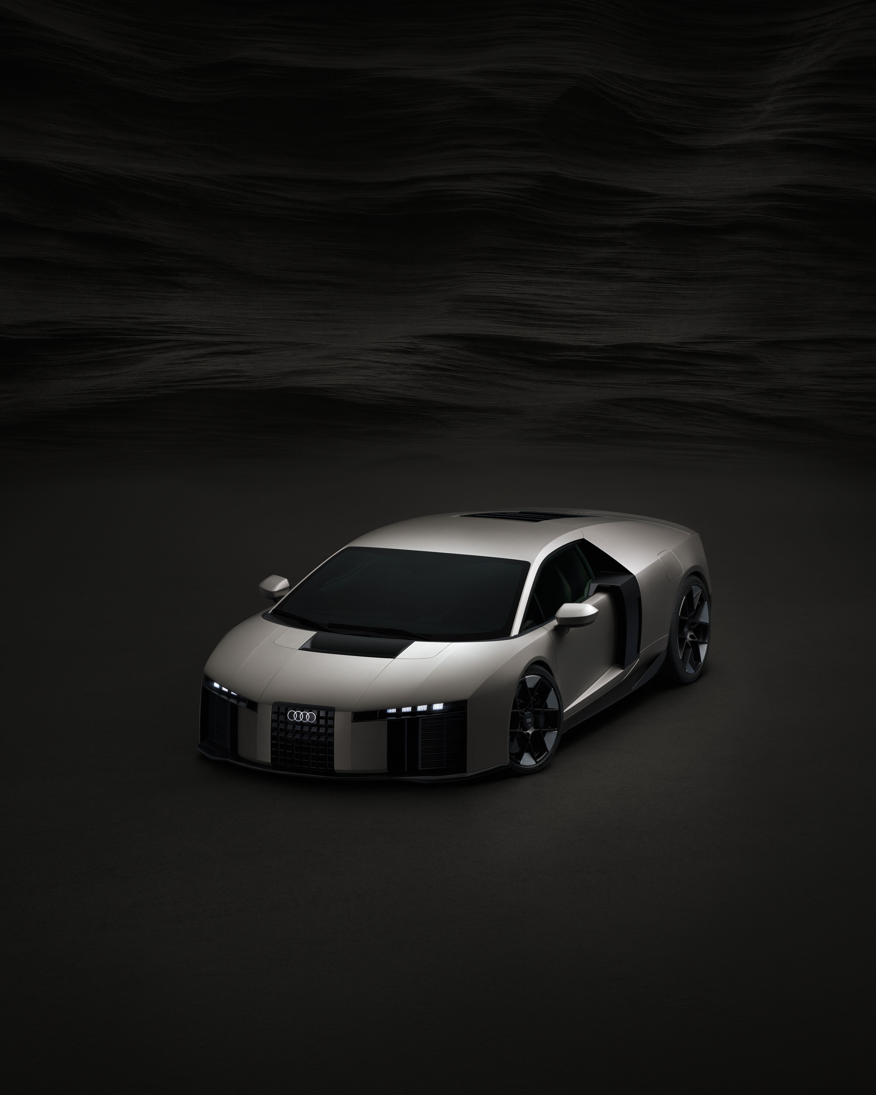Audi Nuvolari - Titanium, Studioaufnahme, Exterieur, Dreiviertelfrontansicht
