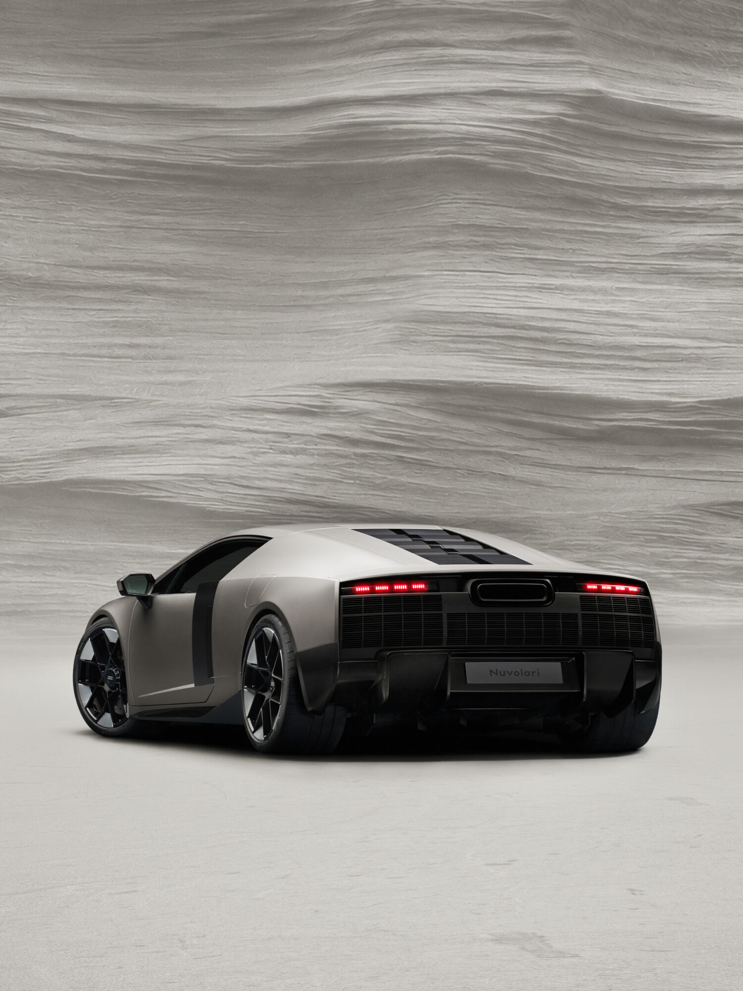 Audi Nuvolari - Titanium, Studioaufnahme, Exterieur, Dreiviertel-Heckansicht