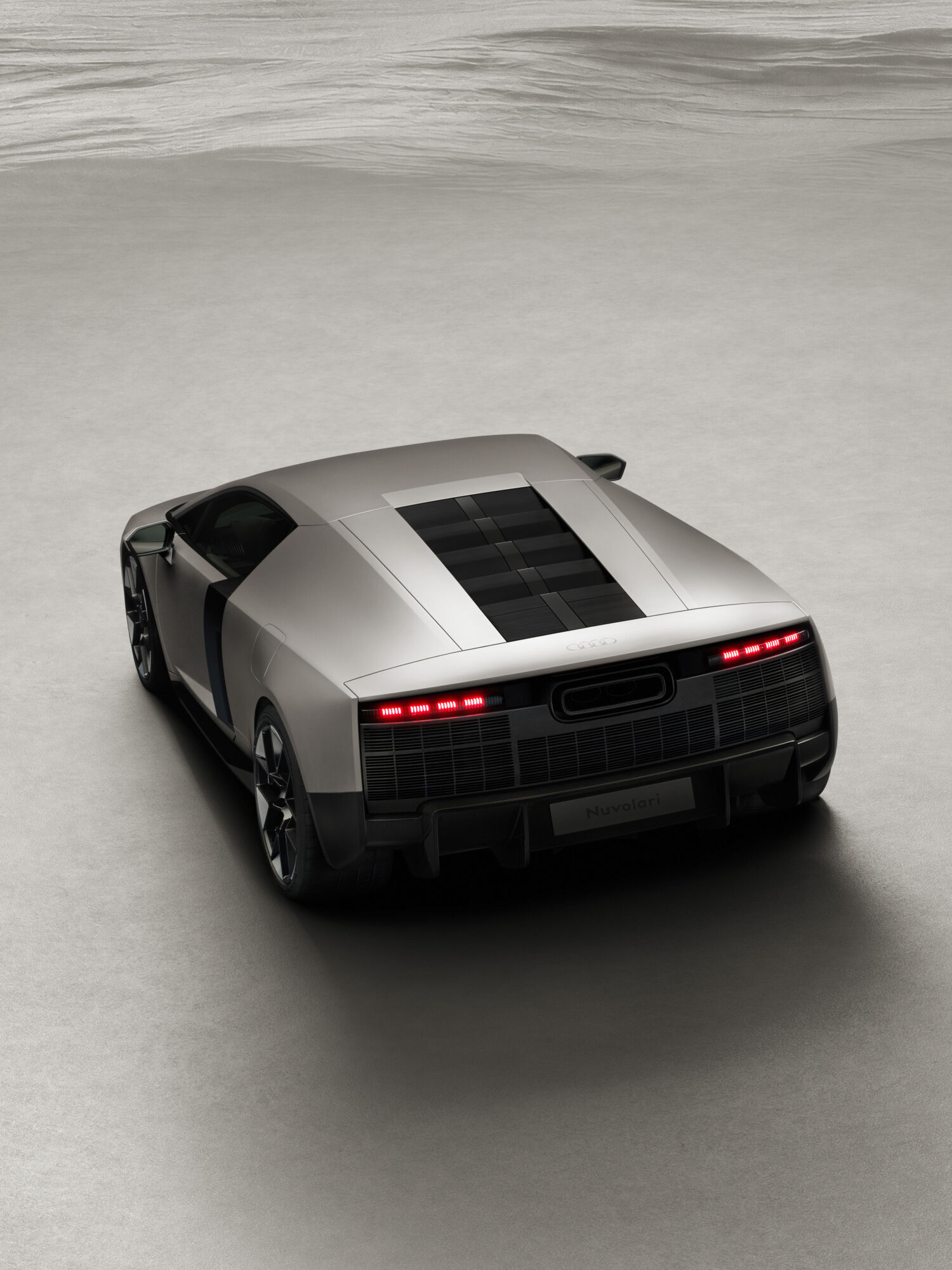 Audi Nuvolari - Titanium, Studioaufnahme, Exterieur, Dreiviertel-Heckansicht