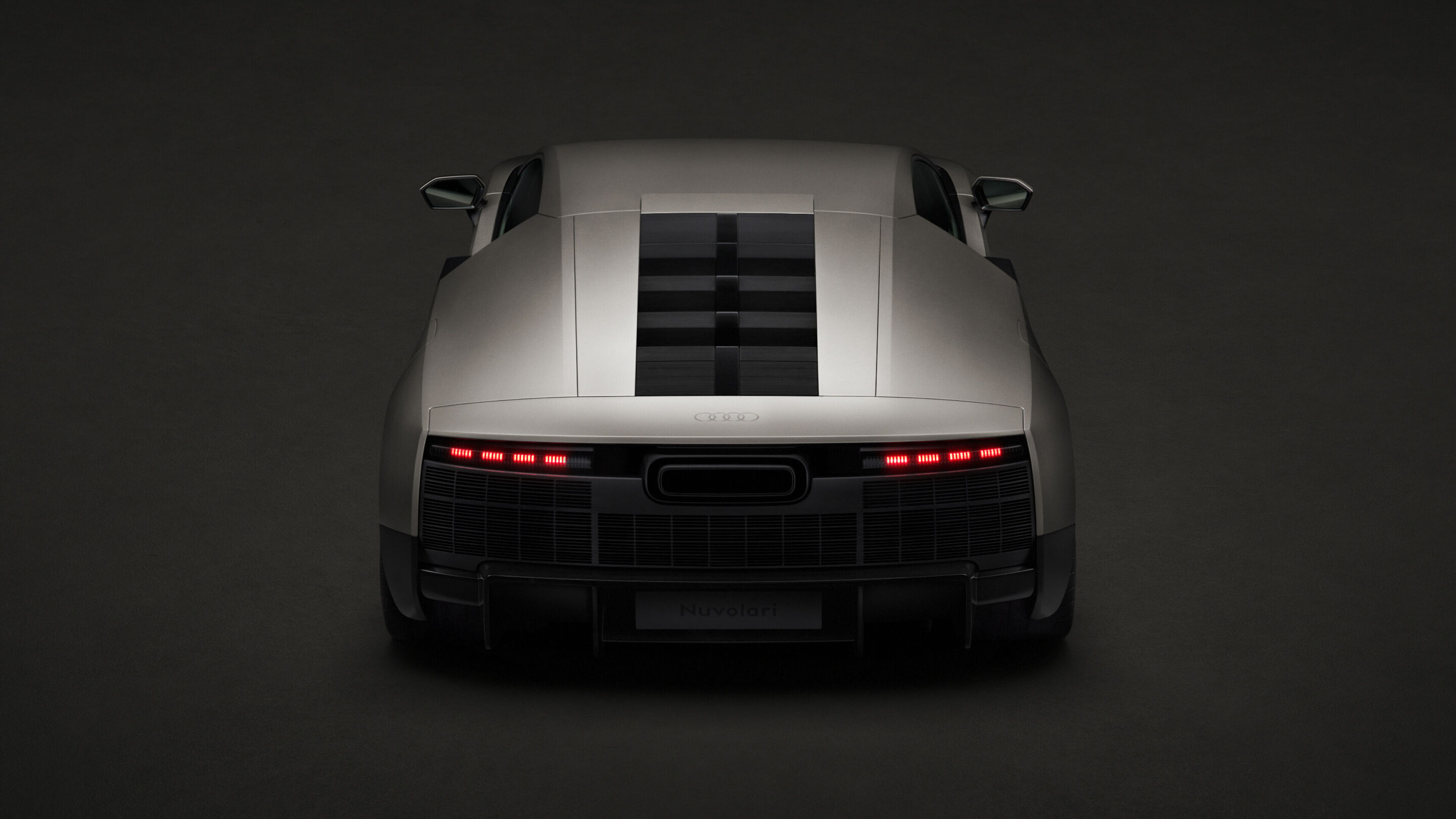 Audi Nuvolari - Titanium, static studio shot, exterior, rear view